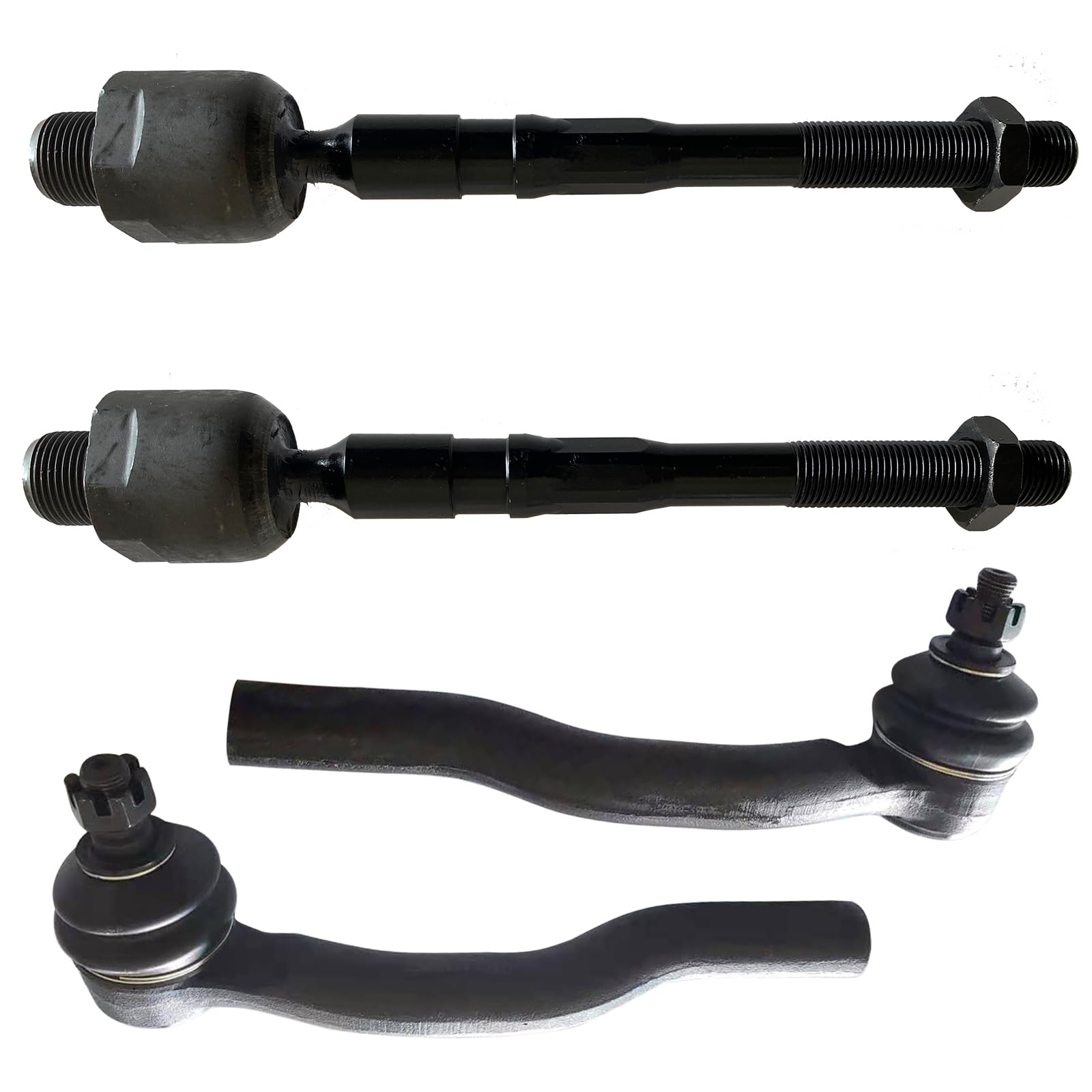 KDSA Steering Tie Rod Ends, Front Inner and Outer Tie Rod End FITS for Ford Edge 2007-2014, for Lincoln MKX 2007-2015, ES800473 