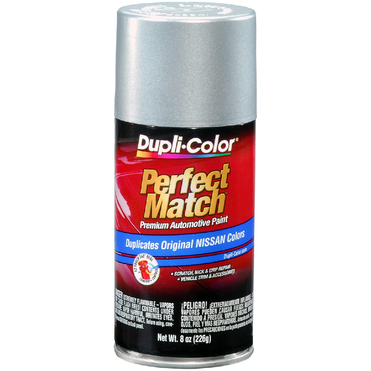 Dupli-Color Ebns05657 Perfect Match Automotive Spray Paint - Silver Frost Metallic, 549 - 8 Oz. Aerosol Can