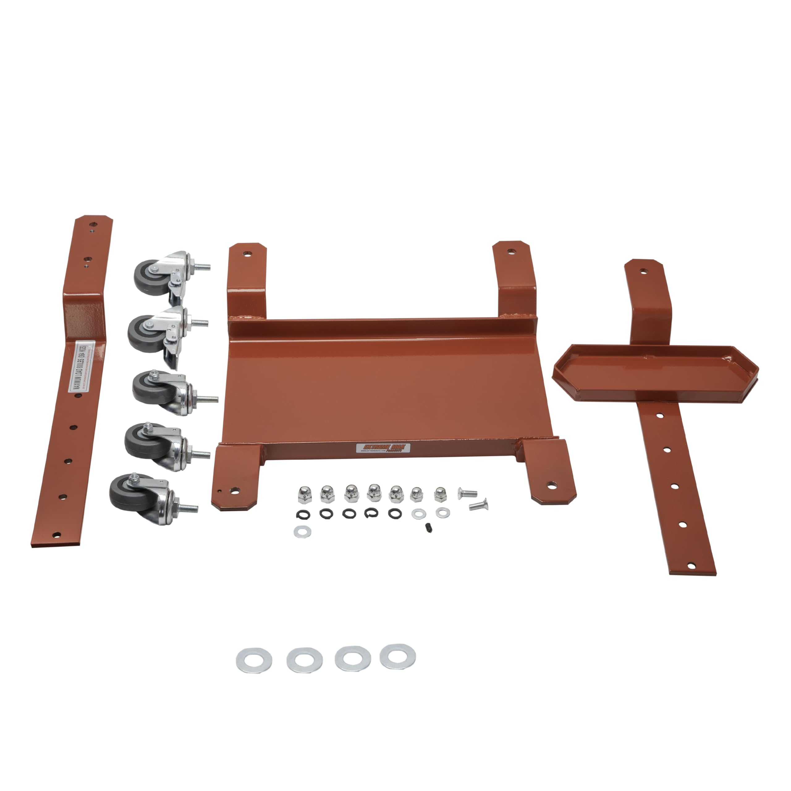 Extreme Max 5001.5111 Rear Wheel Motorcycle Dolly With Kickstand Tray