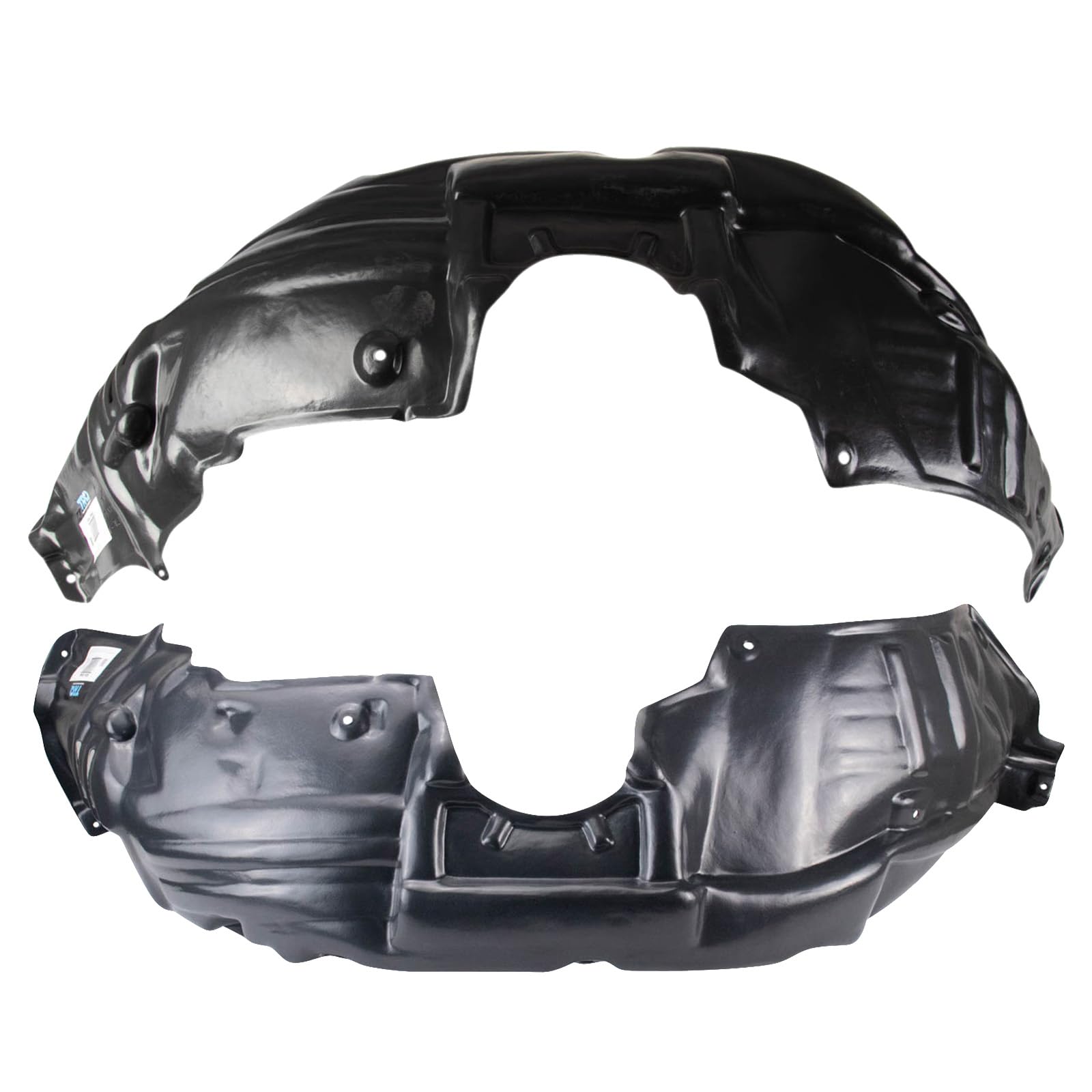 Trq Front Inner Fender Liner Set Compatible With 2012-2015 Toyota Venza To1248189 To1249189