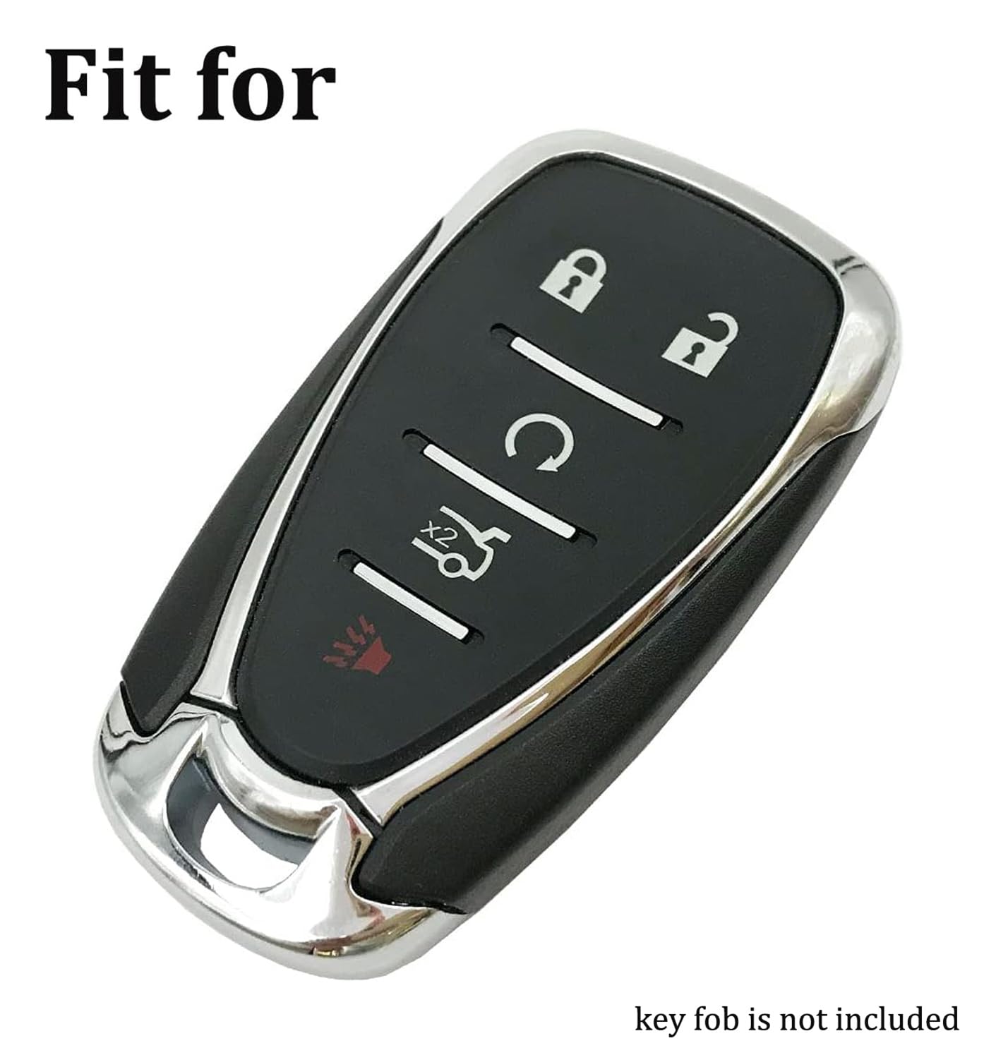 Arruweer Soft Tpu Smart Key Case Holder Protector Key Fob Cover Compatible With Chevrolet 2016-2021 Chevy Equinox Malibu Camaro