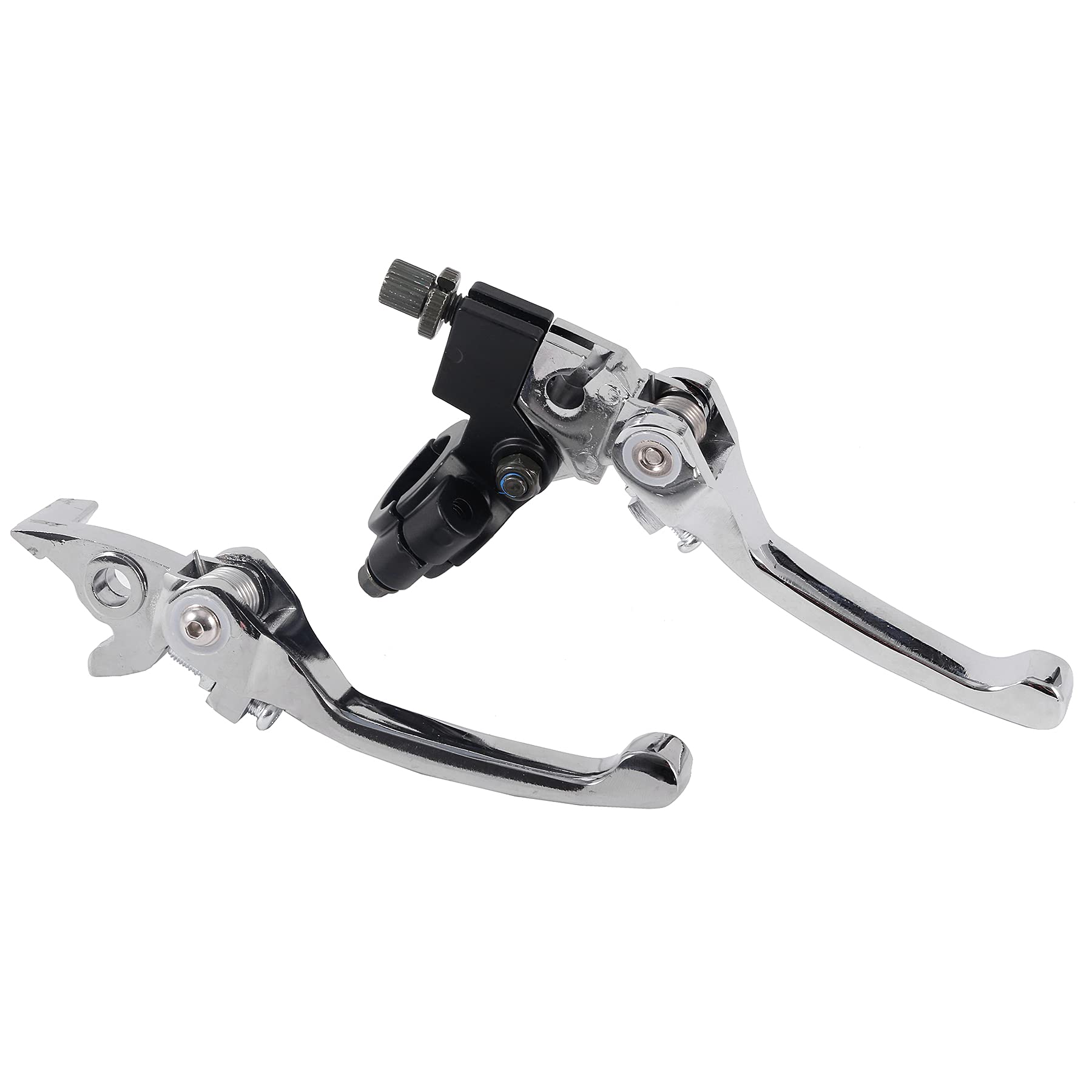 Stylemafia Silver Folding Aluminum Clutch Brake Lever Compatible with 22mm 7/8 inch Handlebar 110cc 125cc 140cc TTR 125cc SSR Xm