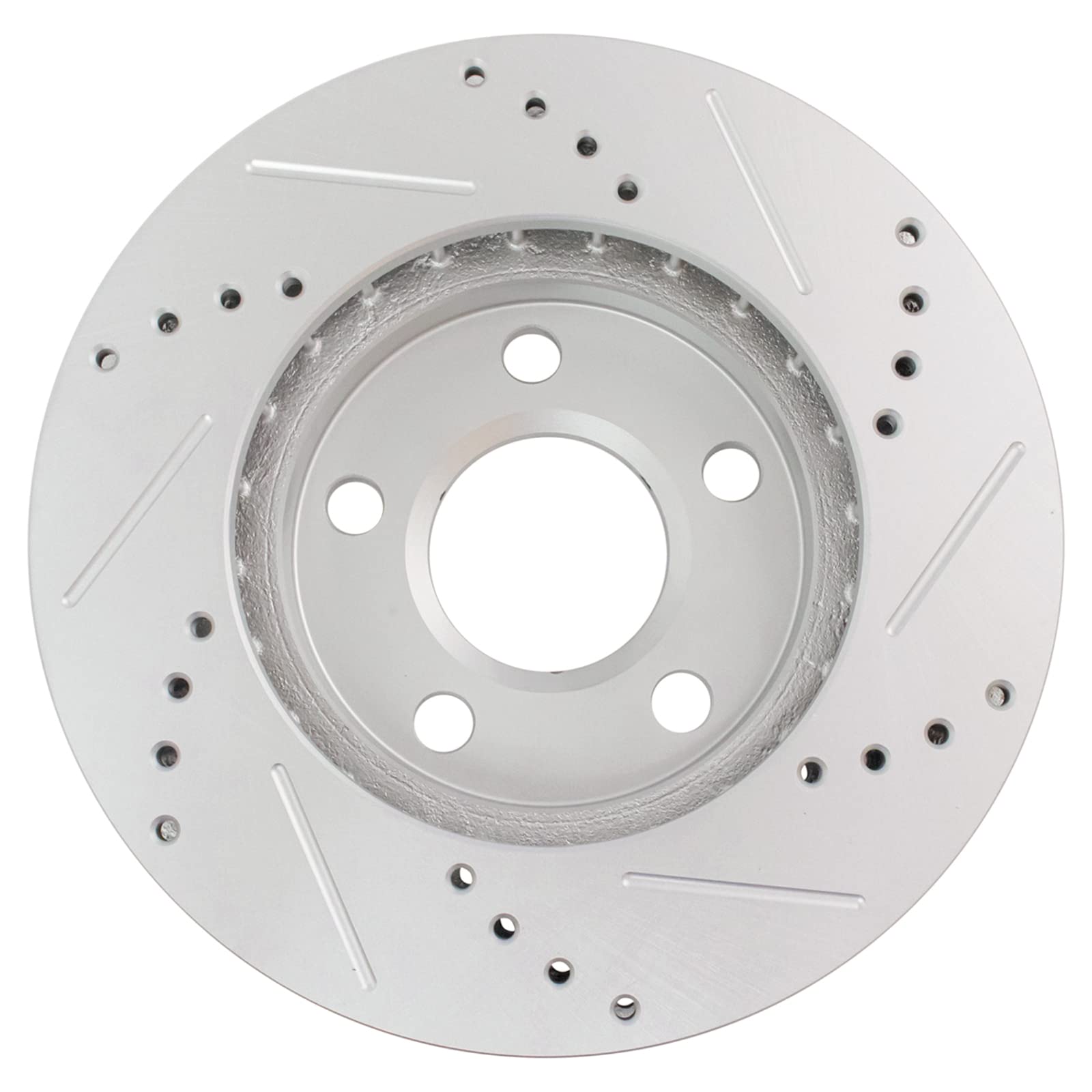 Trq Front Performance Brake Rotor Drilled Slotted Pair Set For 88 / Bonneville/Century/Grand Prix/Intrigue/Lesabre/Montana/Regal
