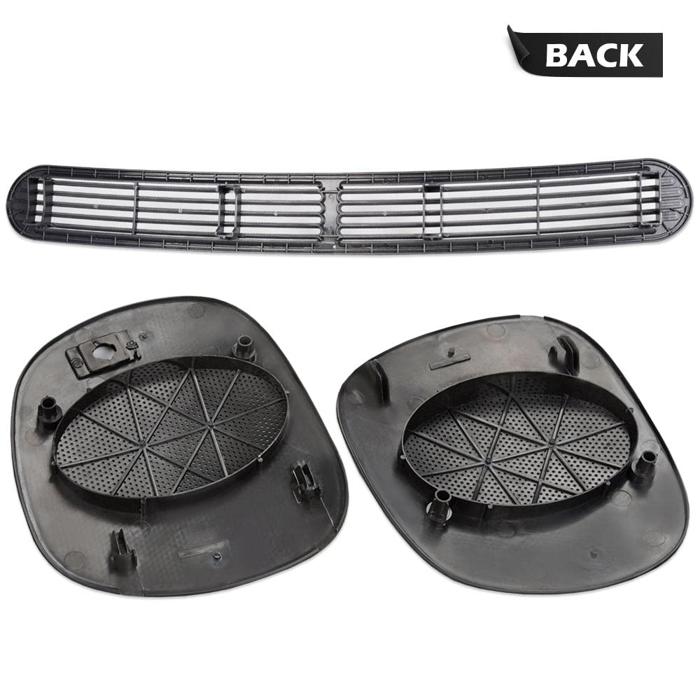 G-PLUS Speaker Grille & Dash Vent Cover Set for Chevy S10/GMC Jimmy 1998-2005, 3PCS, Vent Cover & Speaker Grille