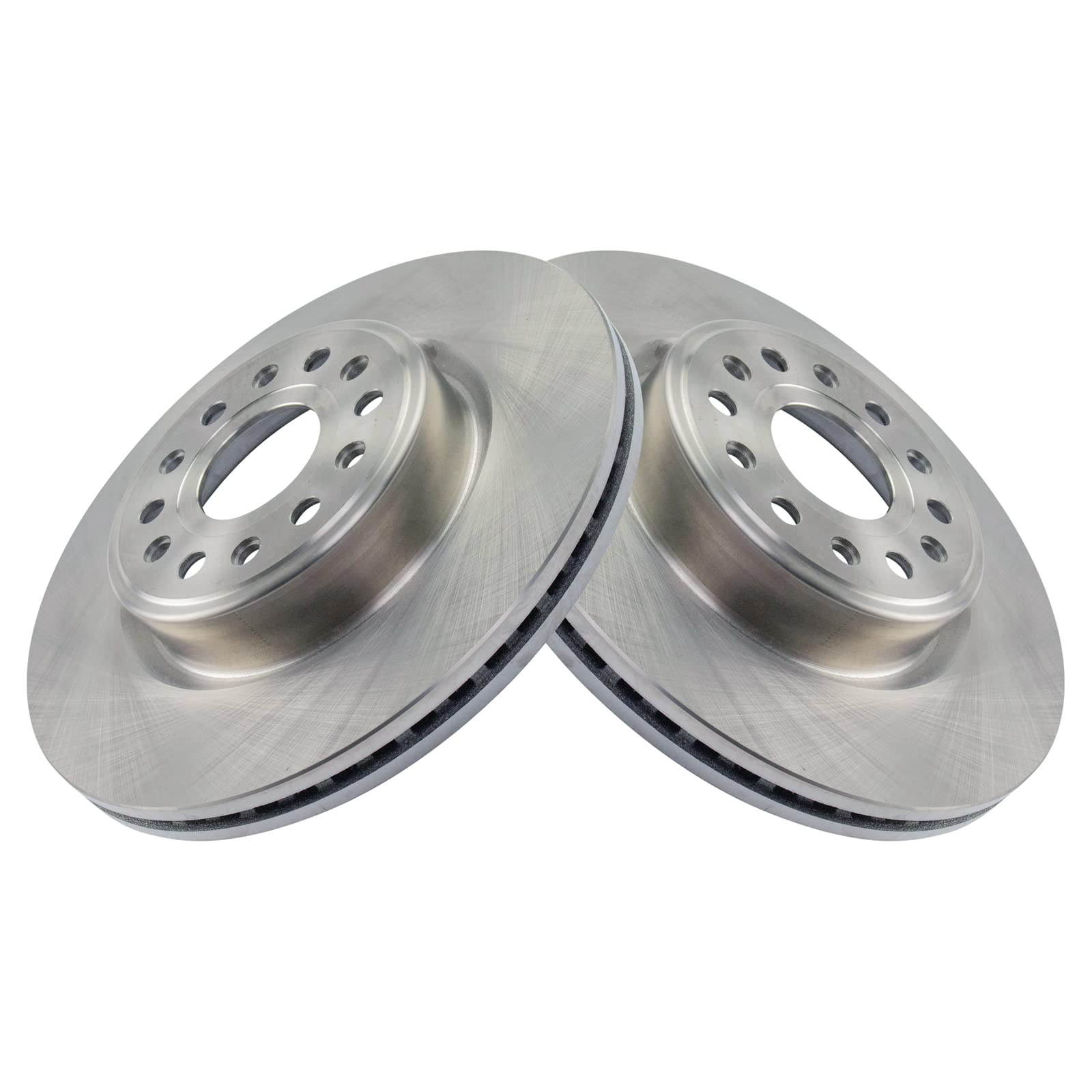 Trq Front Brake Rotors Set Vented Compatible With 2019-2024 Ram 1500