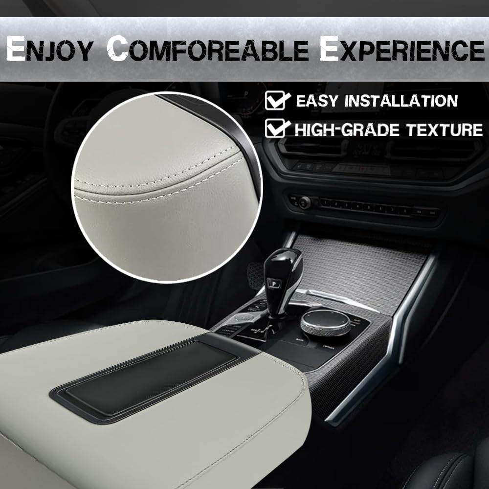 Center Console Armrest Lid Cover Compatible With 2007-2013 Silverado Tahoe Suburba Avalanche Sierra Yukon Xl Arm Rest Center Con
