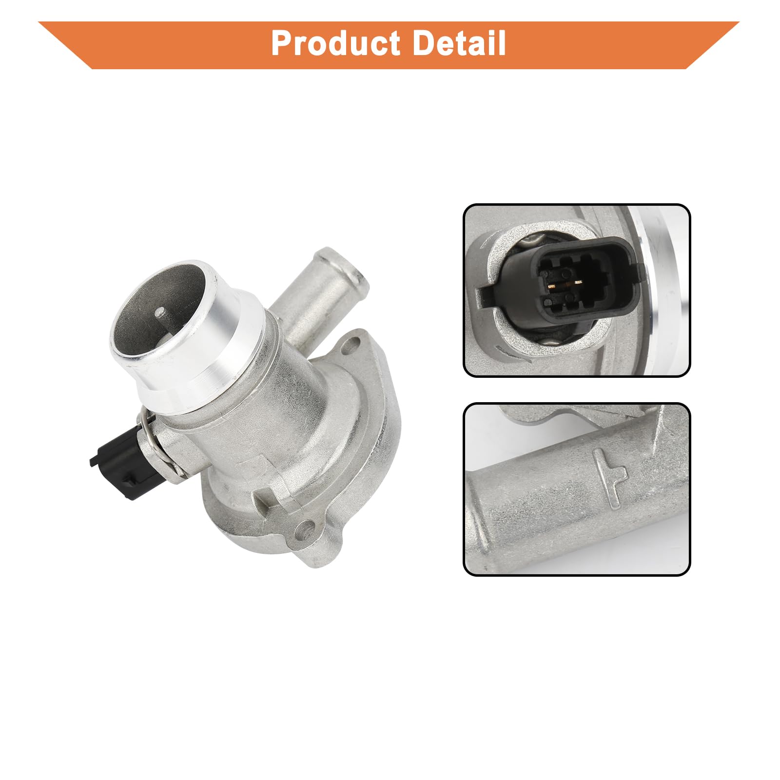 Upgrade Aluminium Engine Coolant Thermostat Housing Assembly(1PCS).Fit For Buick Encore 2013-2020 Chevy Cruze 2011-2016 Trax Son