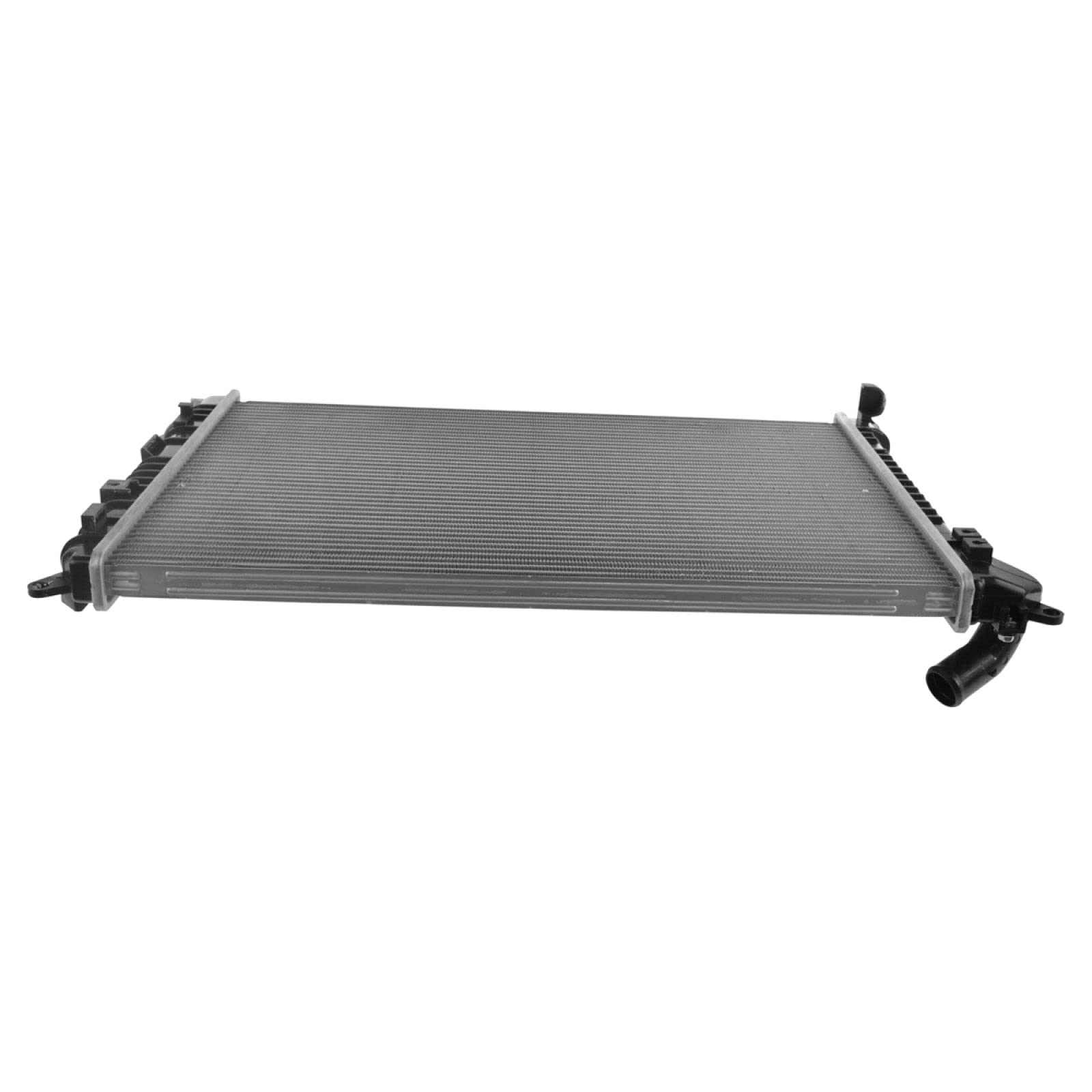 Trq Radiator Assembly Aluminum Core Compatible With 2002-2006 Mini Cooper S L4 1.6L Supercharged 2007-2008 Mini Cooper S Convert