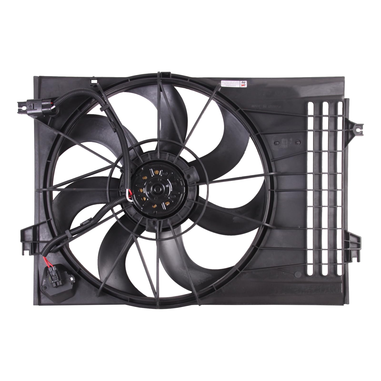 TYG Upgraded Cooling Fan Assembly for 2005-2009 Hyundai Tucson / 2005-2007 Kia Sportage 2.7L | Racing-Level OE Replacement Engin