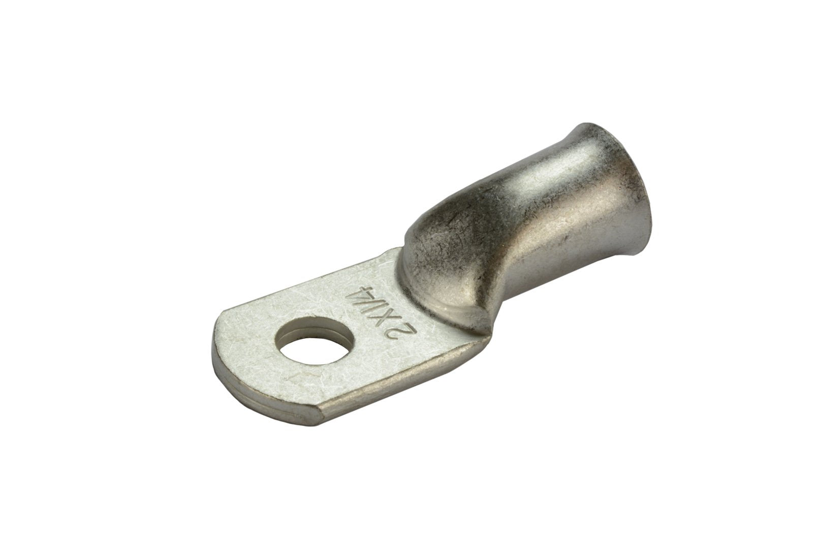 Temco 10 Pack Tinned Copper Welding Battery Cable Ends, Lugs Terminal 2 Awg 1/4'' Hole - Marine Grade (6 Awg To 1/0 Awg Options