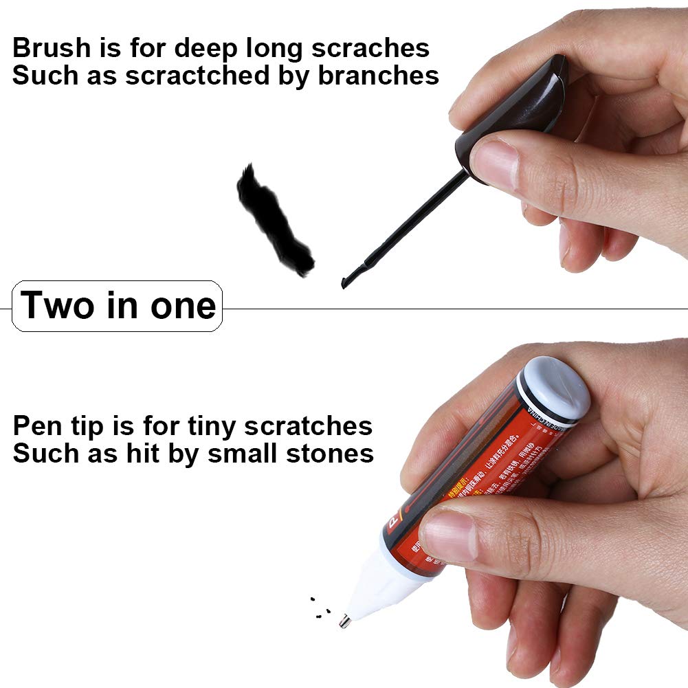 White Car Touch Up Paint Car Scratch Remover White Car Scratch Repair Pen Auto Scratch Repair Pen Scratch Remover For Cars Oil 1