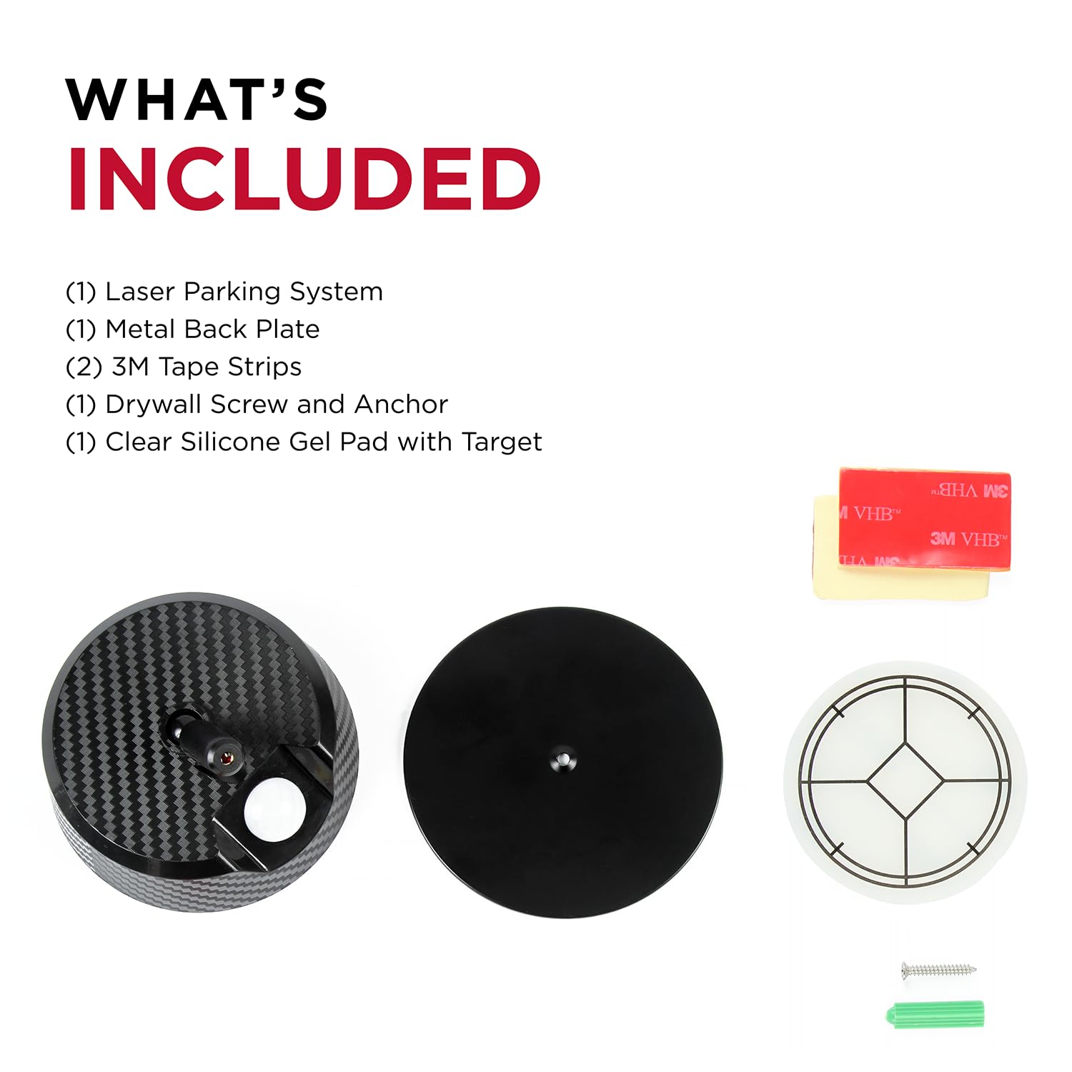 Limitless Parkperfect Laser Parking Assistant, Battery Powered Guide System For Garages With Adjustable Lasers