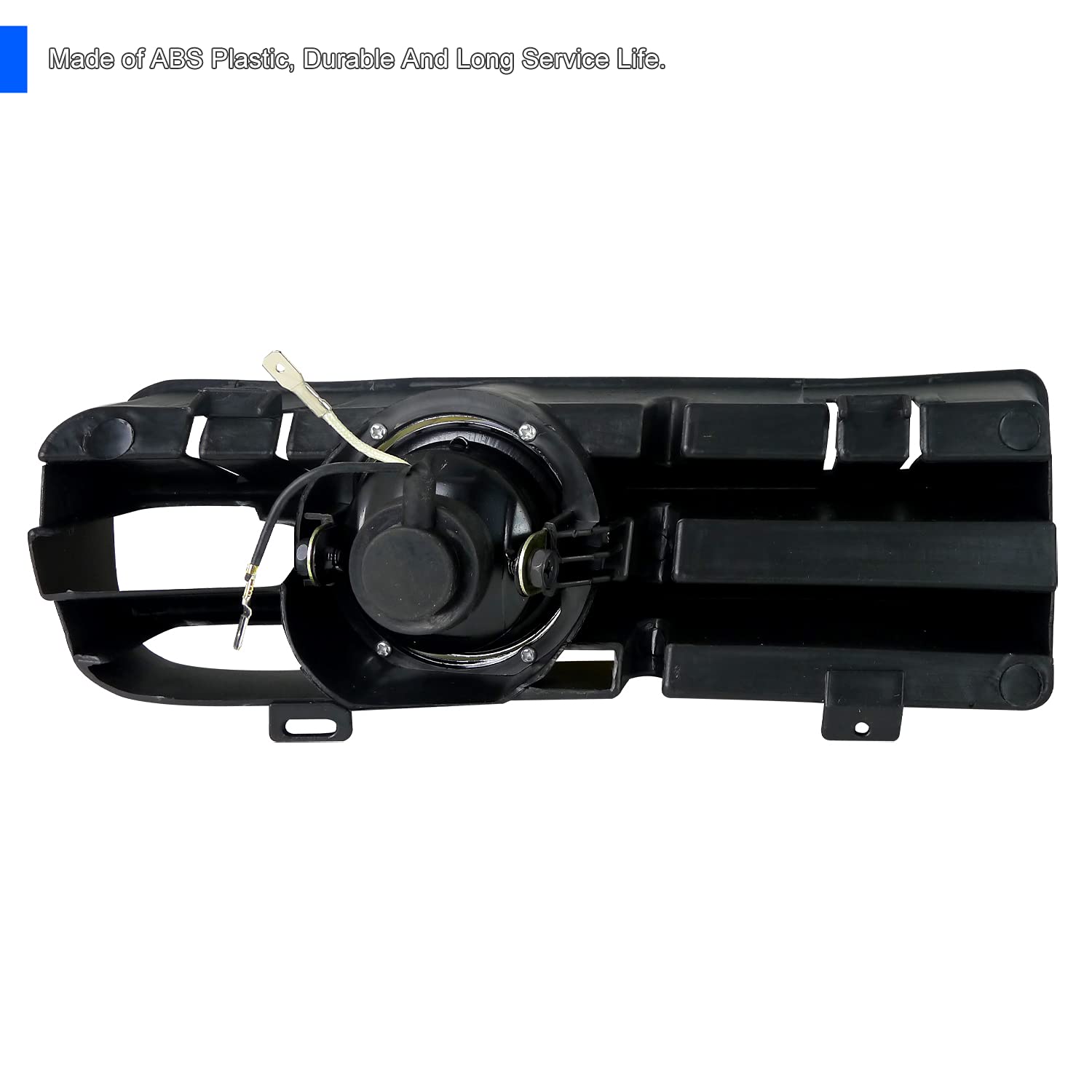 Spec-D Tuning Clear Lens Fog Lights + H3 Bulbs Included Compatible With Golf Gti Mk4 1999-2004 L+R Pair Assembly