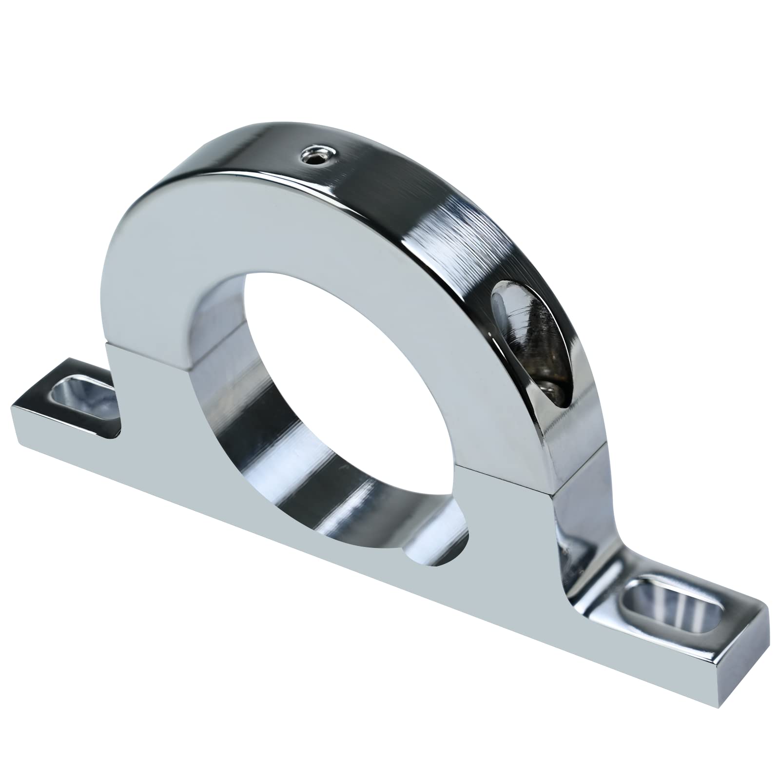 XTPTFABS Aluminum Universal Steering Column Keyed No Drop Mount,2'' Column Polished Aluminum keyed Column Mount,2310000030 FR201