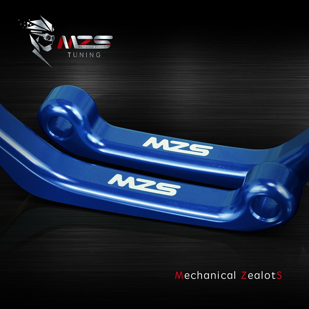Mzs Blue Dirt Bike Brake Clutch Levers Pivot Compatible With Ttr230 2005-2024 / Yz80 Yz85 2001-2014 / Rm85 2005-2023 / Rm125 Rm2