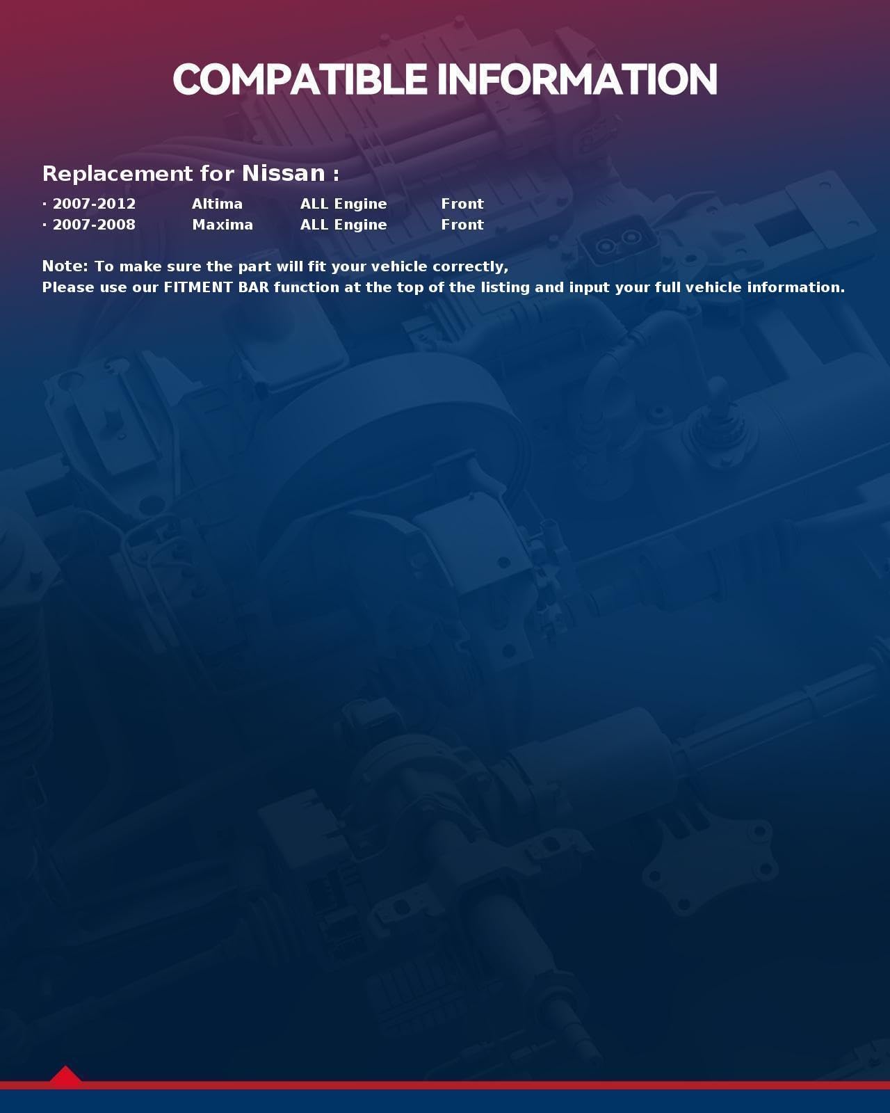 Kax Rear Brake Caliper 19B2780A+19B2781A Compatible For Altima 2007-2012, Maxima 2007-2008, Replacement Brake Caliper