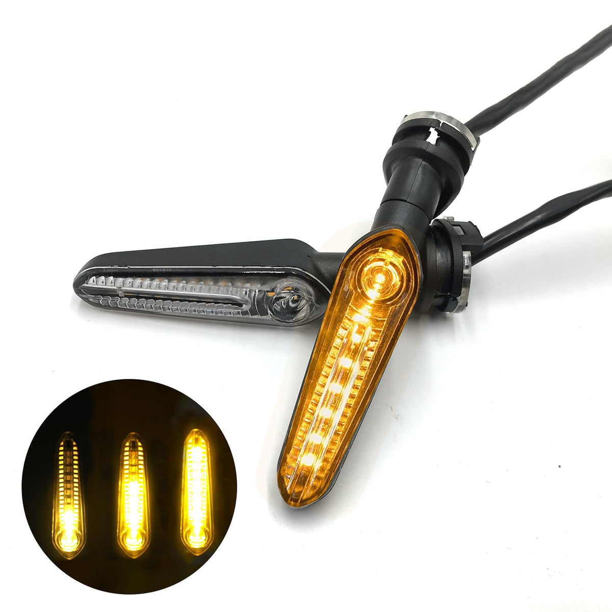 VRWEARE Motorcycle Turn Signals LED Light Fit for YAMAHA MT 03 07 09 10 125 FZ 1 6S 6R 07 8 09 10 Niken T7 TRACER 700 900 VMX XJ