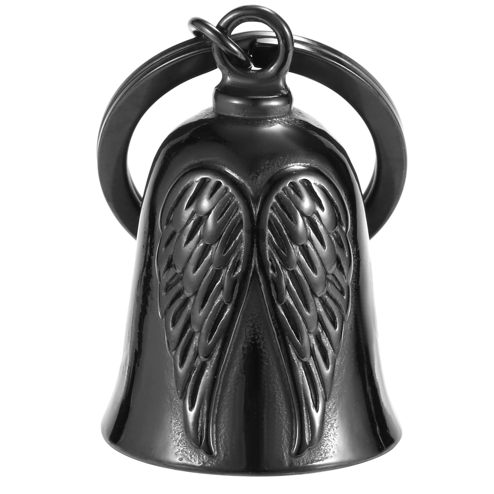 Felimai Motorcycle Bell - Motorcycle Bell Guardian Angel, Motorcycle The Evil Road Spirits Of The Road Will Be Trapped In The Bell (Black)