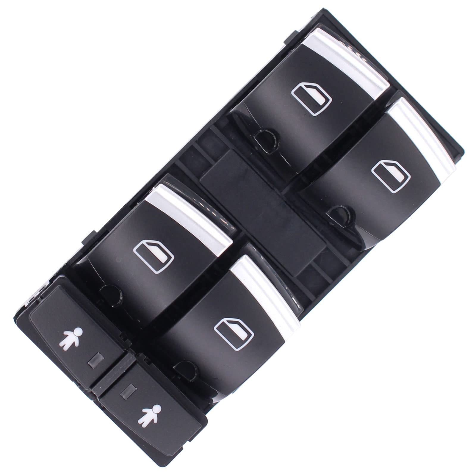 ApplianPar Front Driver Side Window Switch for Audi A6 2005-2011, Q7 2007-2015, S6 2007-2011