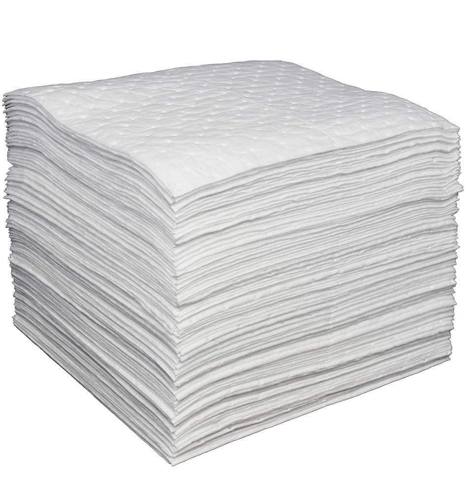 Aain Lt011 Spill Absorbent Pads/Mats, 20'' Length X 15'' Width, White