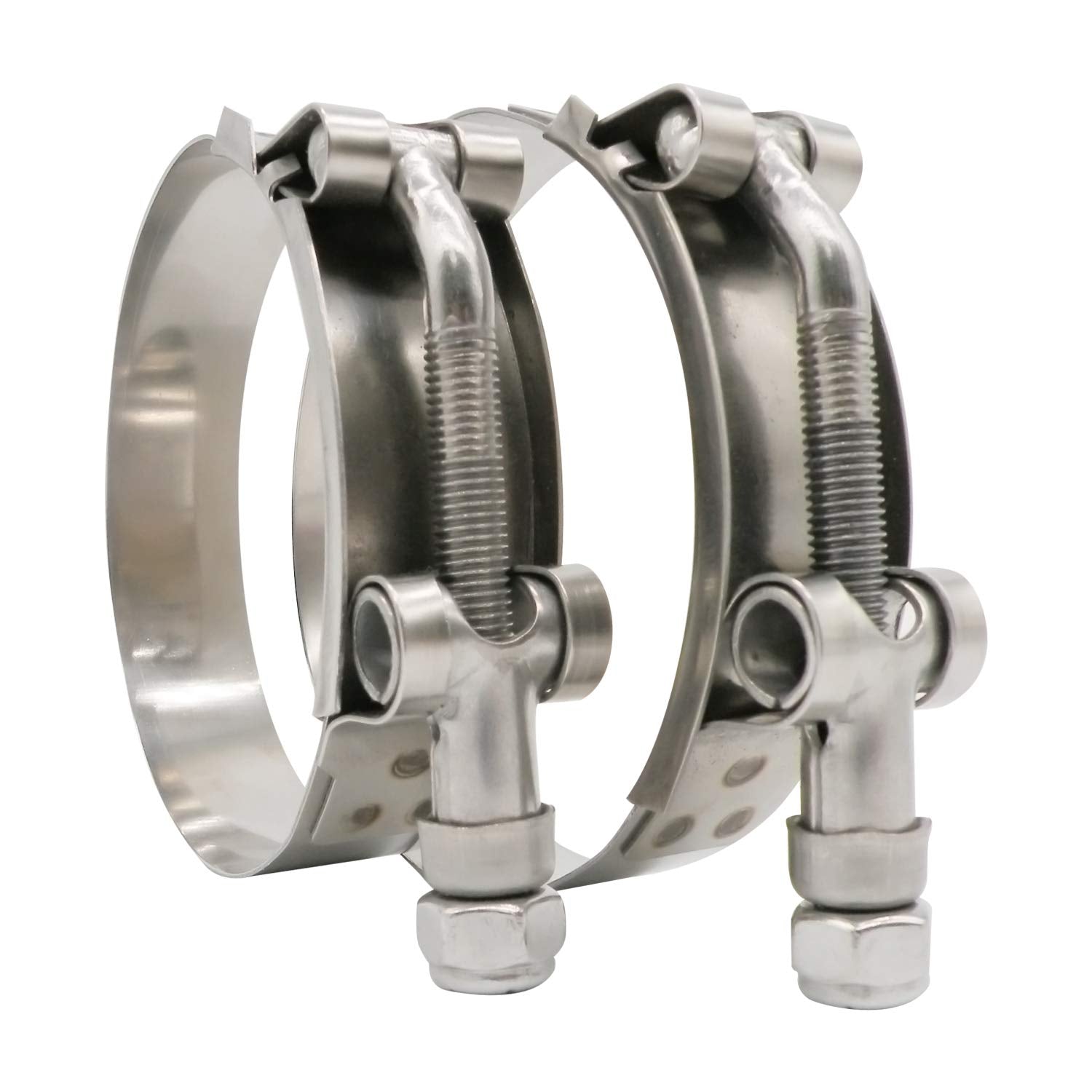 Roadformer 3.5'' T-Bolt Hose Clamp - Clamp Range 95Mm - 103Mm For 3.5'' Hose Id, Stainless Steel Bolt, Stainless Steel Band Floa