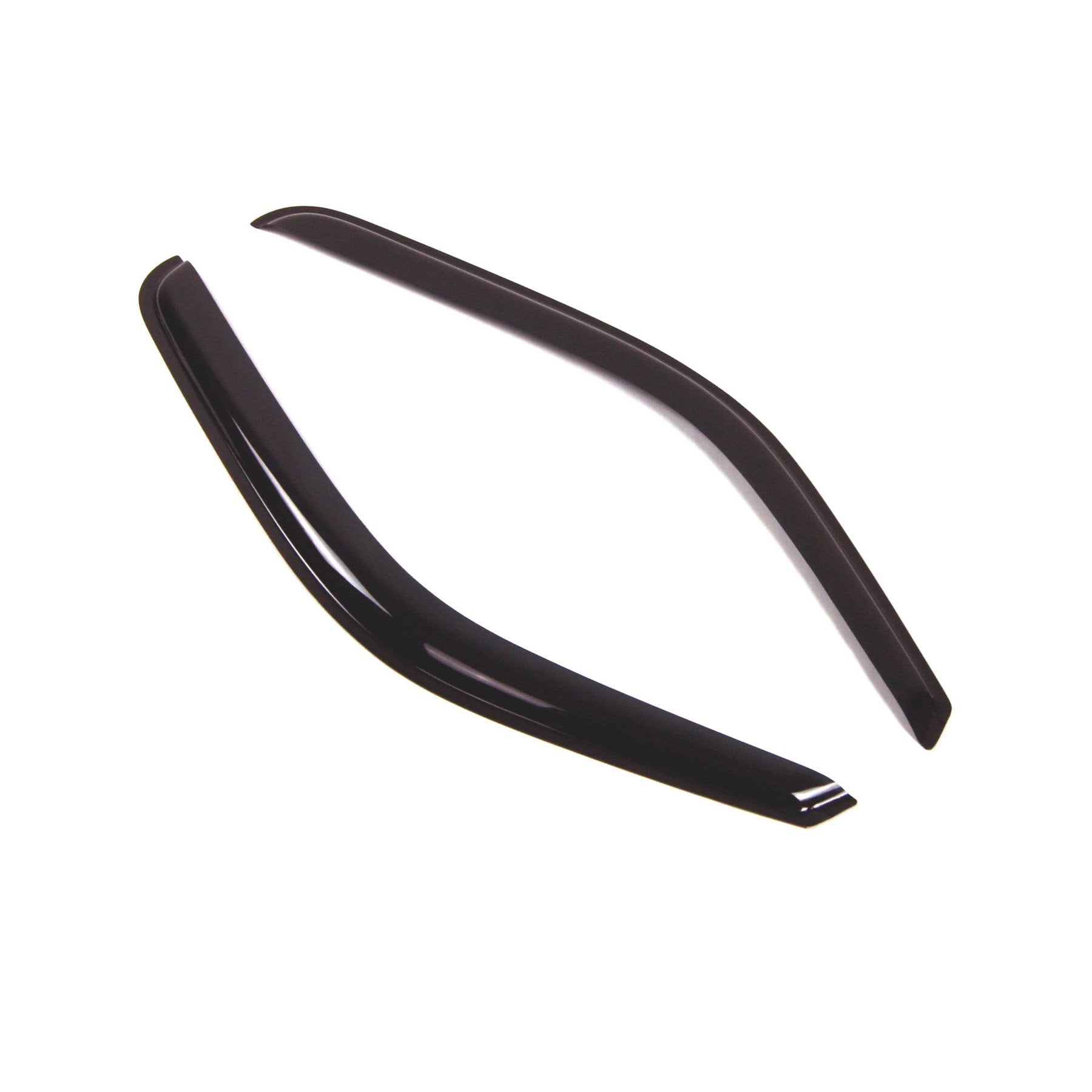 Tuningpros Wd2-052 Dark Smoke 2 Pcs Set Window Visor (Outside Mount) Deflector Rain Guard Compatible With 2007-2013 Chevrolet Si