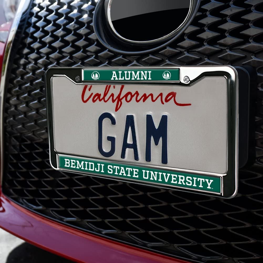 Bemidji State University Alumni Logo Full Size Standard License Plate Metal Frame