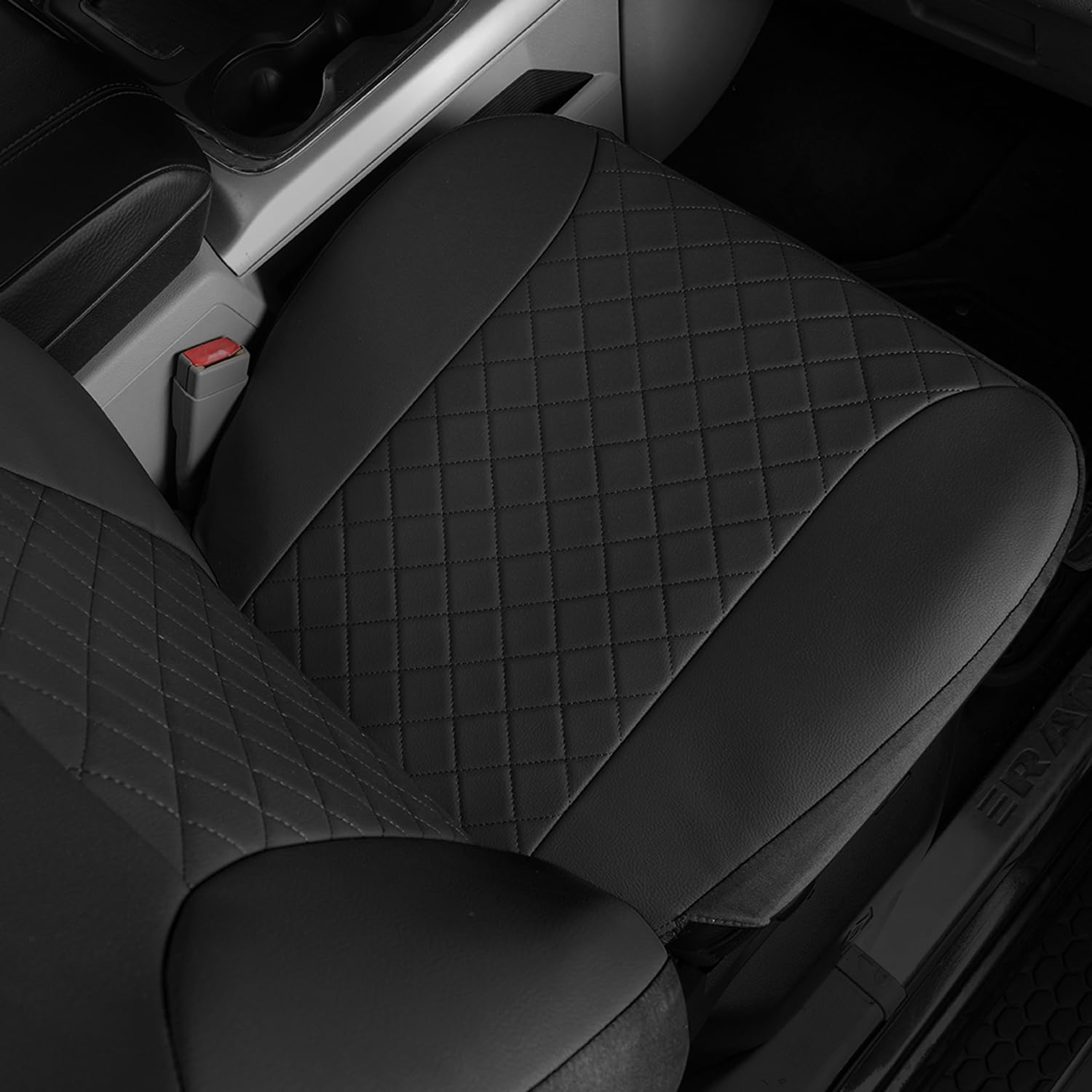 GIANT PANDA Front Car Seat Covers Custom Fit Dodge Ram 1500 2500 3500 Trucks Seat Protectors (Black) 2-Pack