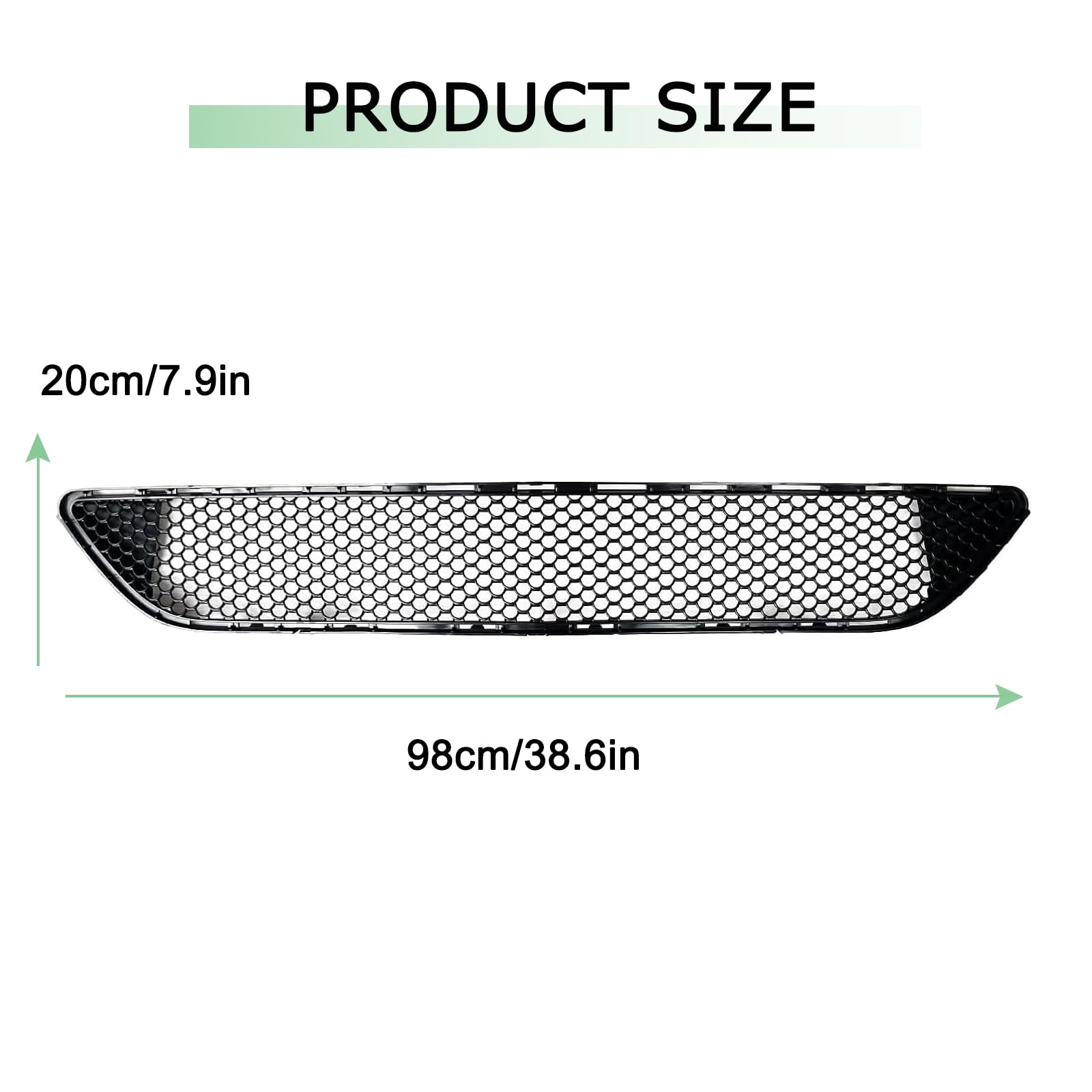 Matmacro Front Bumper Grille Compatible For Mercedes Benz W204 C Class Front Grill C230 C300 C350 Amg 2008 2009 2010 2011 2048850153