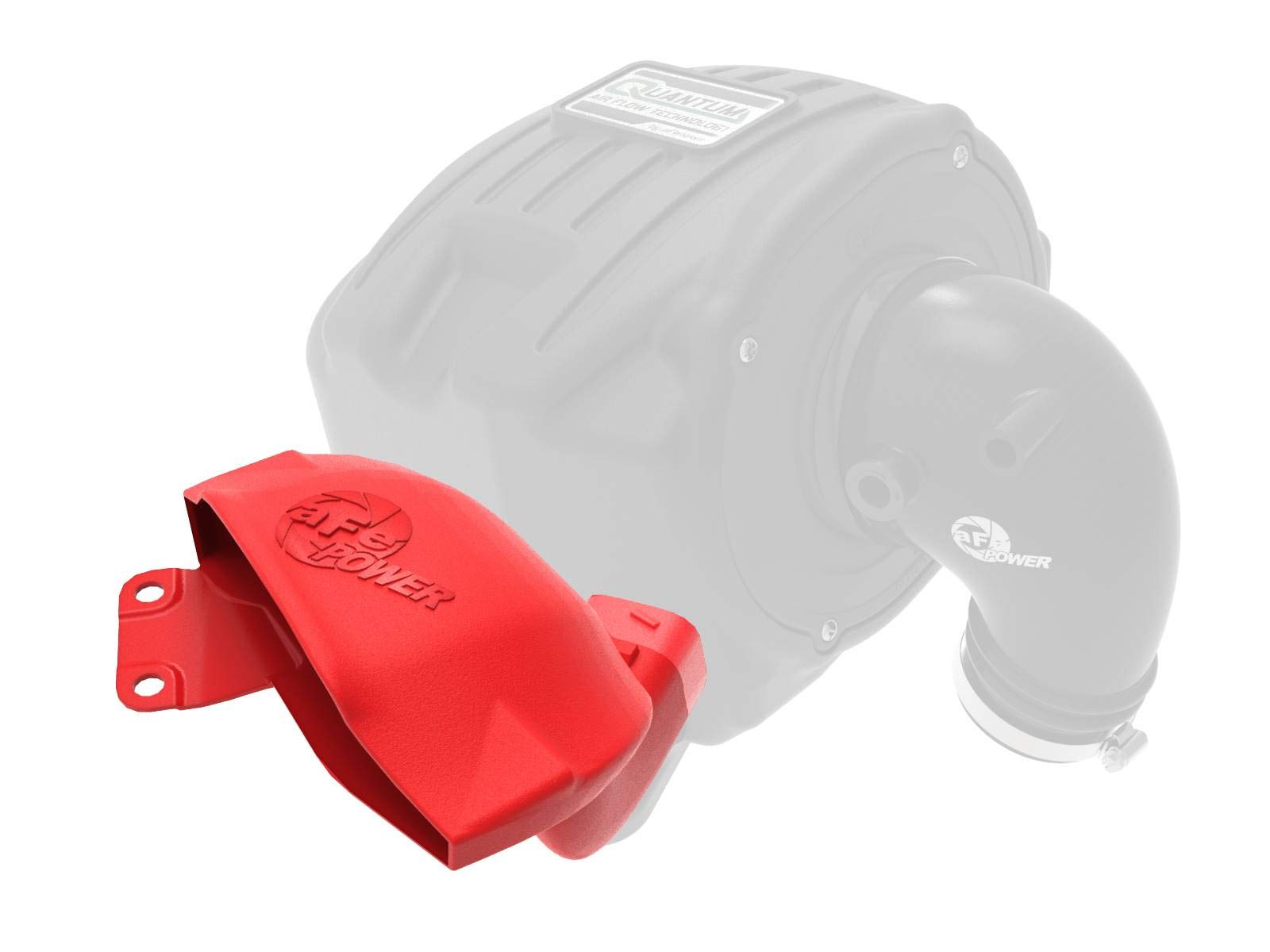 aFe Power Magnum FORCE Dynamic Air Scoop 54-13056SR, Red, Polyethylene