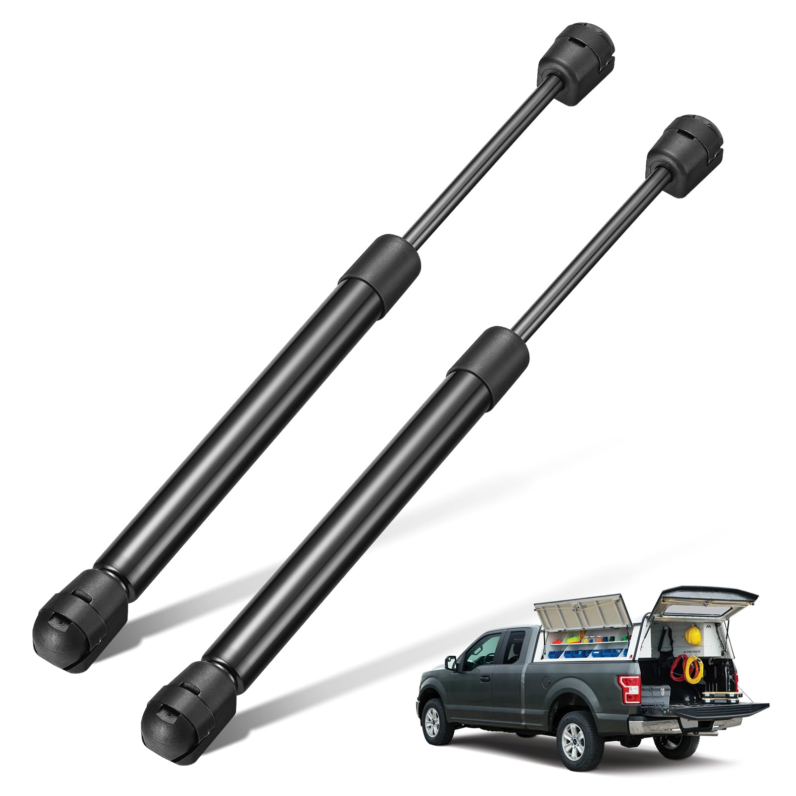 Bdfhyk C16-15208 12Inch/20Lbs (89N) Gas Shocks Struts Lift Support For Leer Are Camper Shell Topper Rear Window Bed Cover, Cabin