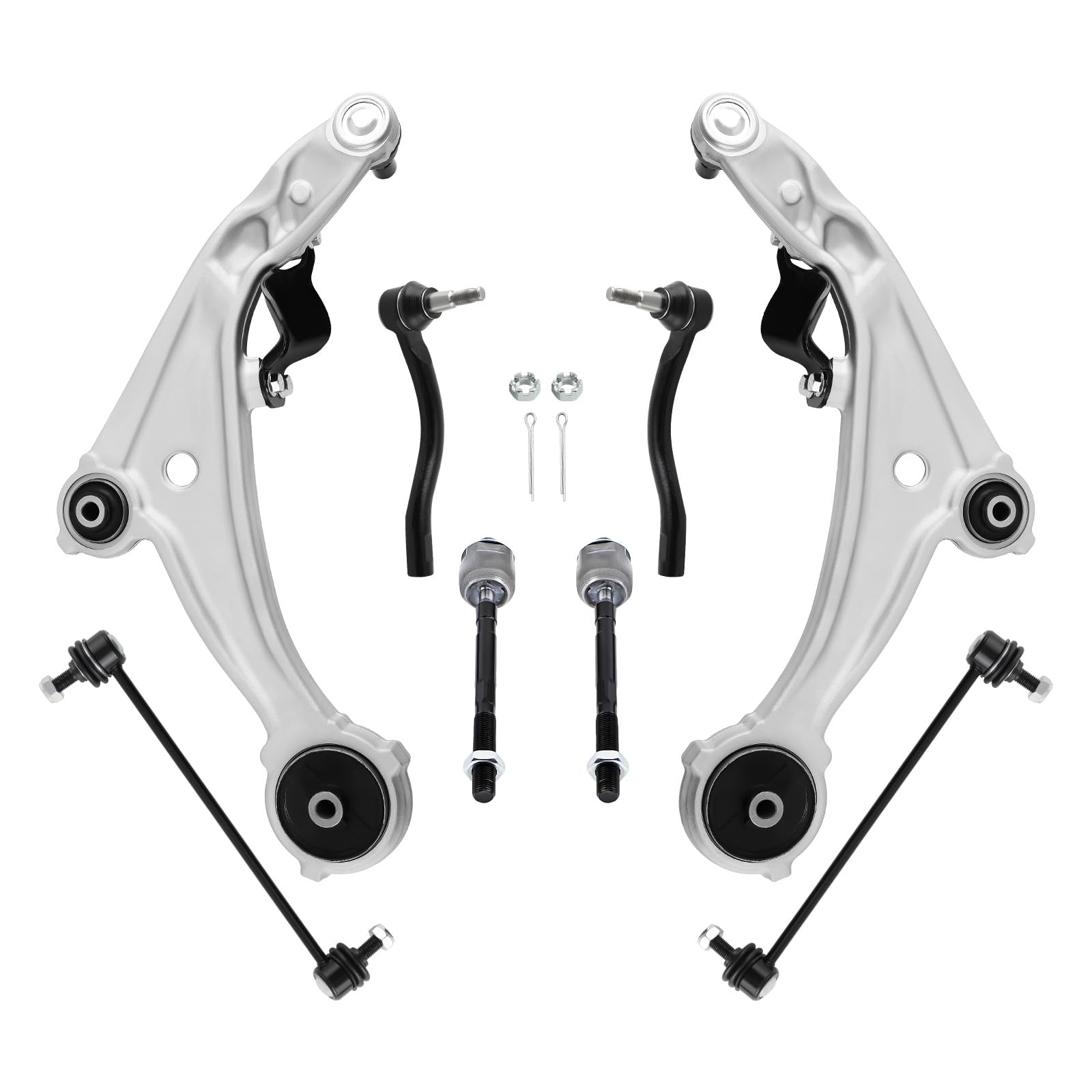 maXpeedingrods 8Pc Front Lower Control Arms for Nissan Altima 2007-2012, Altima Coupe 2013, Suspension Kit w/Ball Joints Sway Ba