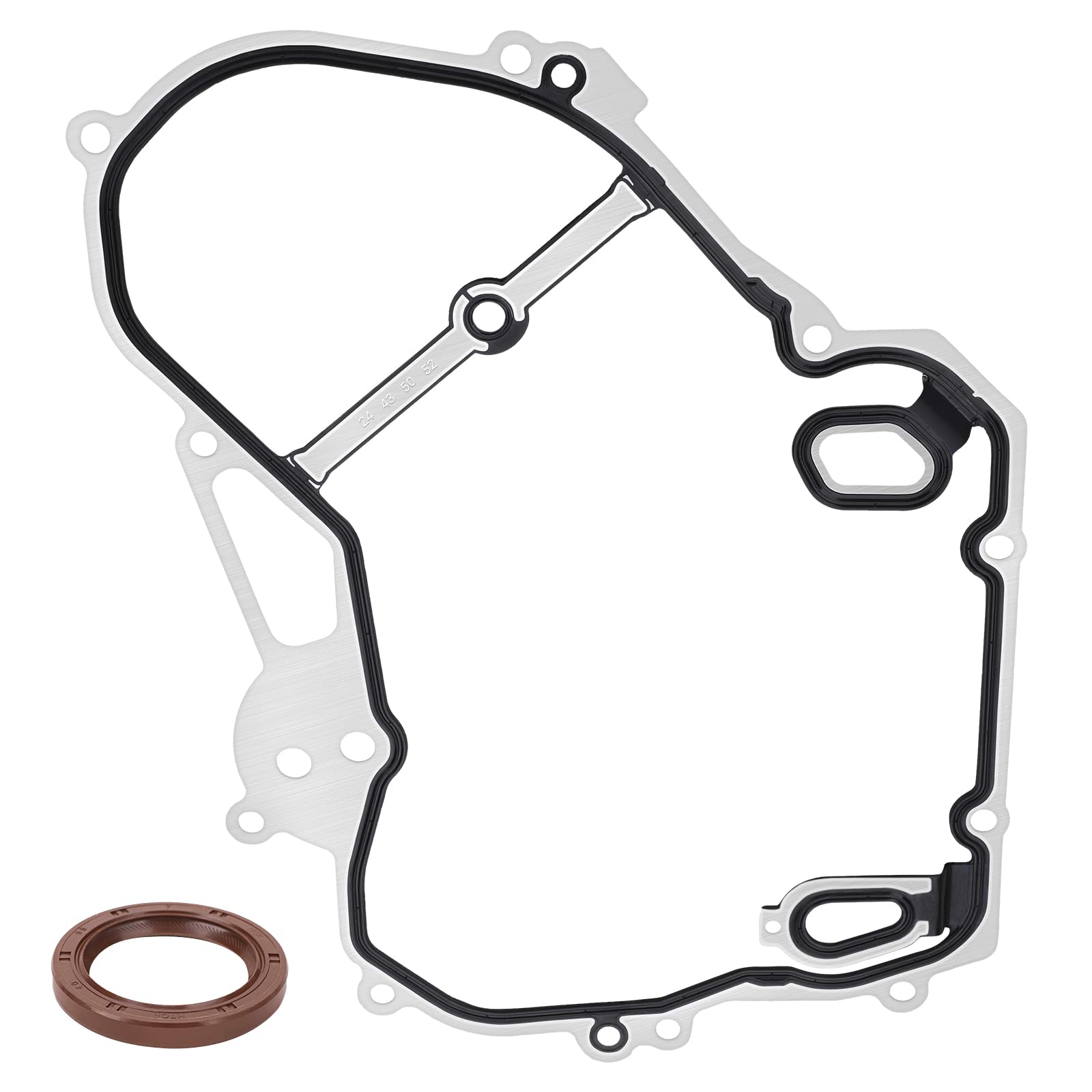 Timing Cover Gasket Kit - Compatible With 2.0L 2.4L Chevrolet Cobalt, Equinox, Hhr, Malibu, Gmc Terrain, Buick Regal, Verano - Replace Tcs46079, 24435052