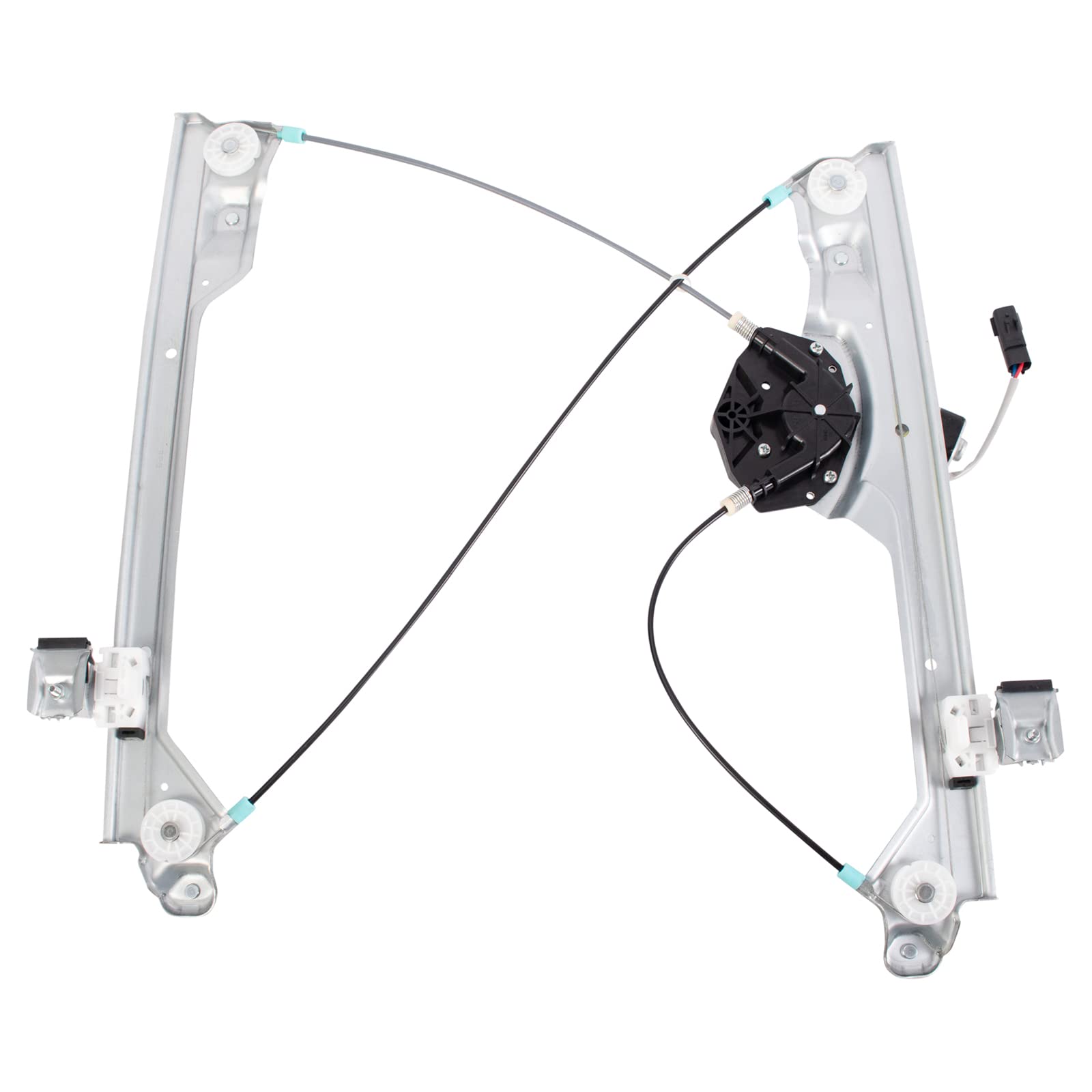 Trq Front Right Power Window Motor & Regulator Compatible With 14-19 Silverado Gmc Sierra