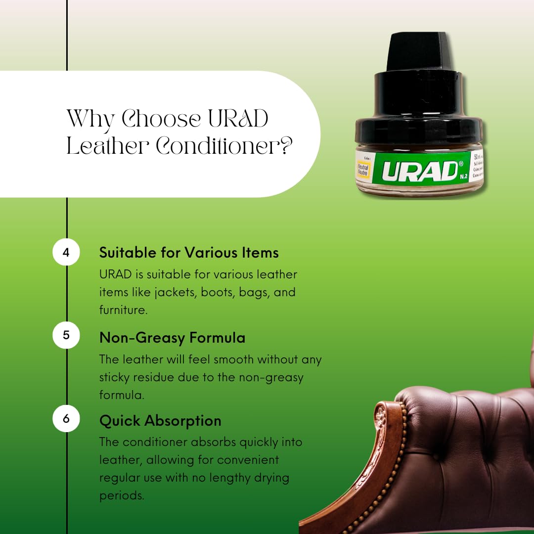 Urad One Step All-In-One Leather Conditioner 50Ml