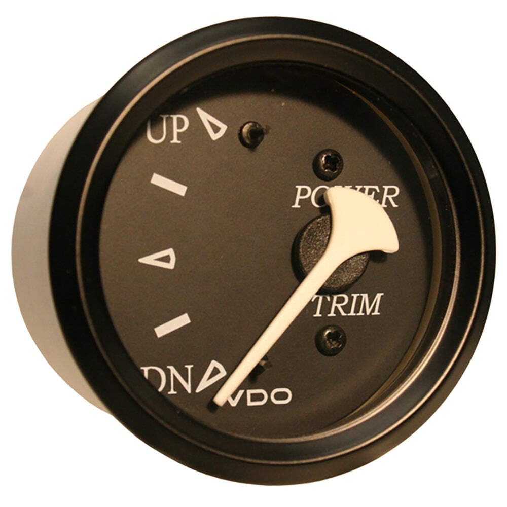 Vdo 382-11803 Cockpit Marine Gauge For Use With Mercury/Volvo/Yamaha 2001+ Engines 12V - Black