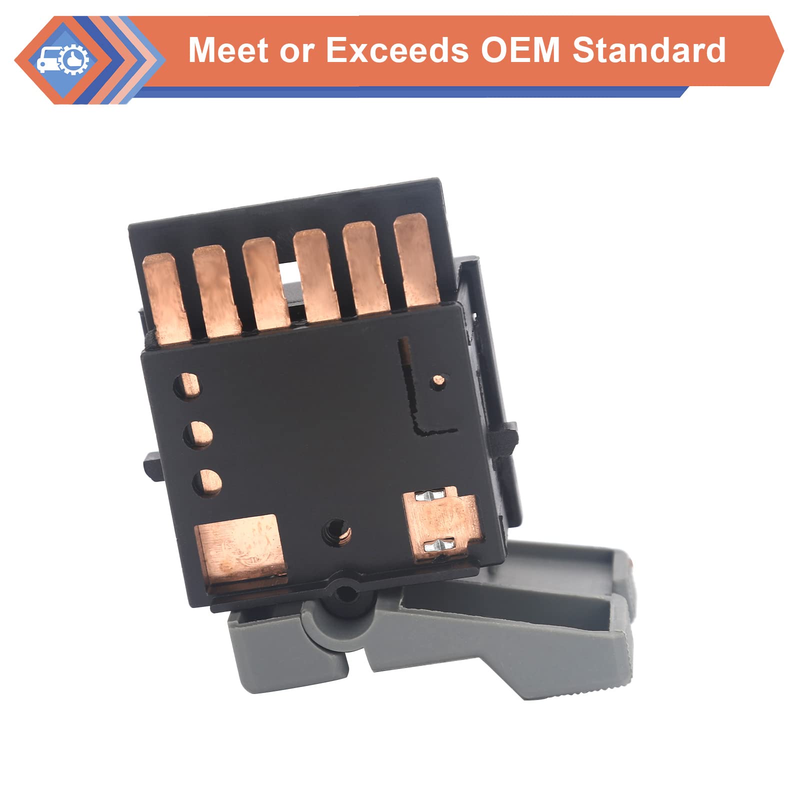 D1561D Headlamp Switch, Headlight Dome Light And Dimmer Switch Control Compatible With Gmc Chevy Vehicle 1990-1995 Yukon Blazer