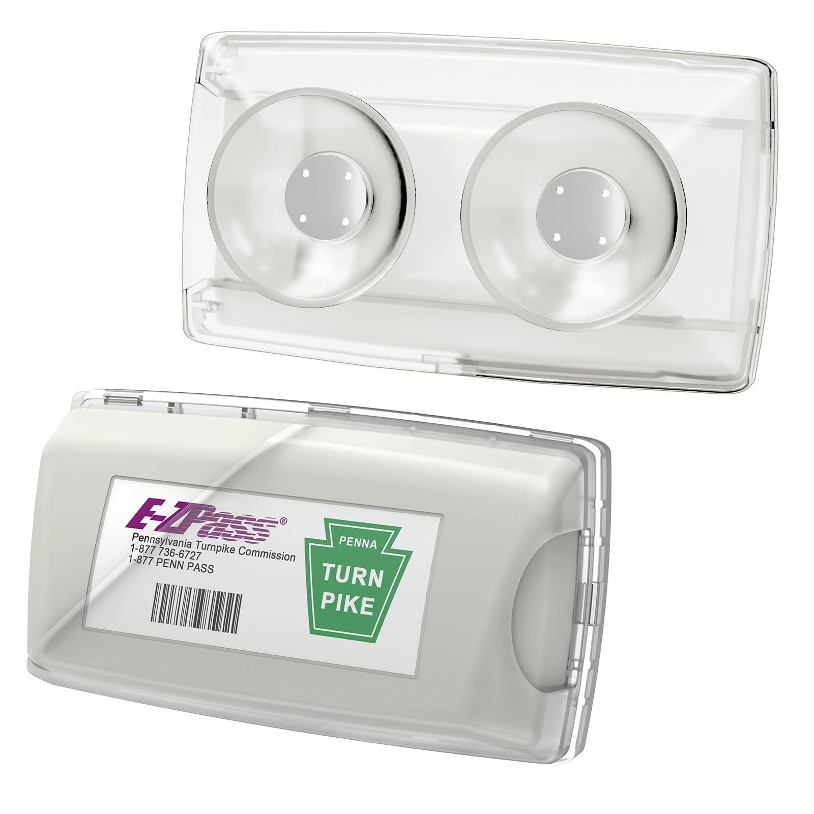 Zeyitian EZ Pass Holder with Super Strong Suction Cups for Windshield. Ezpass Holder Toll Pass Transponder iPass Holder (ez Pass