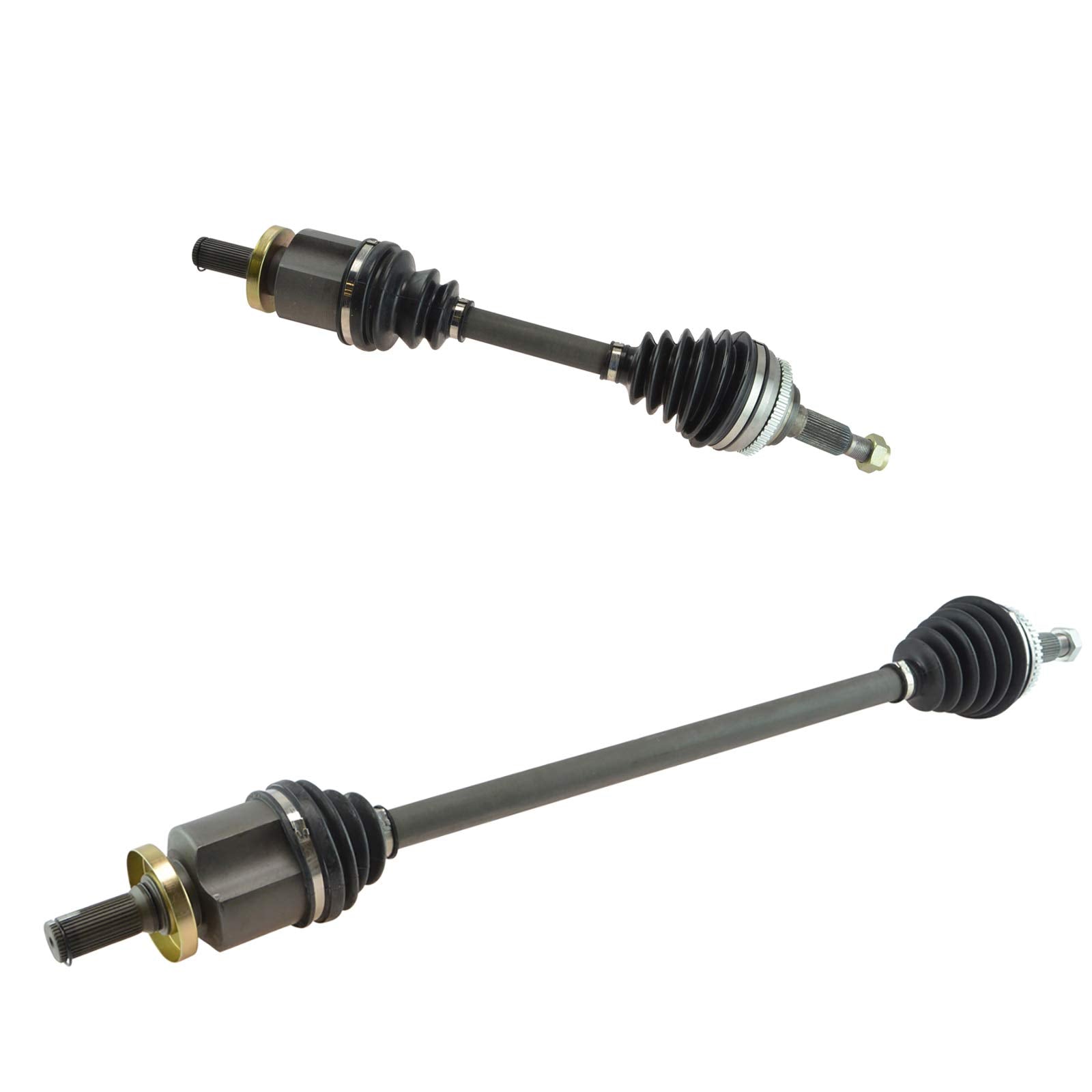 Trq Front Cv Axle Shaft Assembly Set Compatible With 2004-2008 Suzuki Forenza 2005-2008 Reno