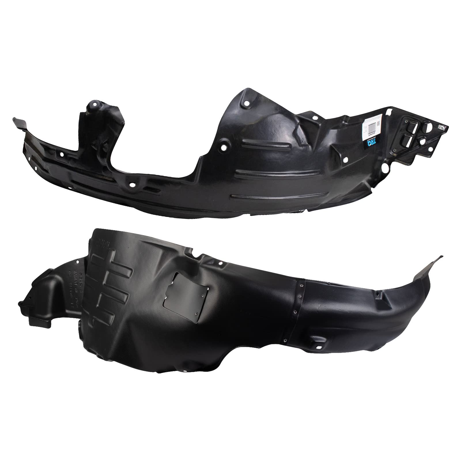 Trq Inner Fender Liner Set Compatible With 2011-2013 Hyundai Sonata Hy1248124 Hy1249124