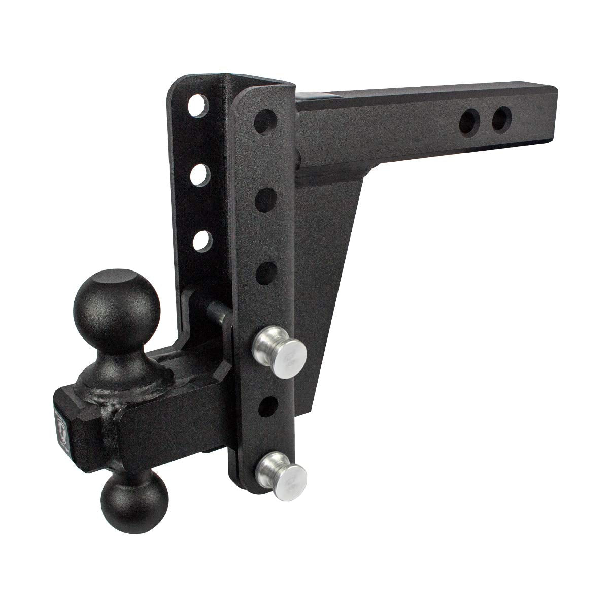 Bulletproof Hitches 2.0'' Adjustable Extreme Duty (30,000Lb Rating) 6'' Drop/Rise Trailer Hitch With 2'' And 2 5/16'' Dual Ball 