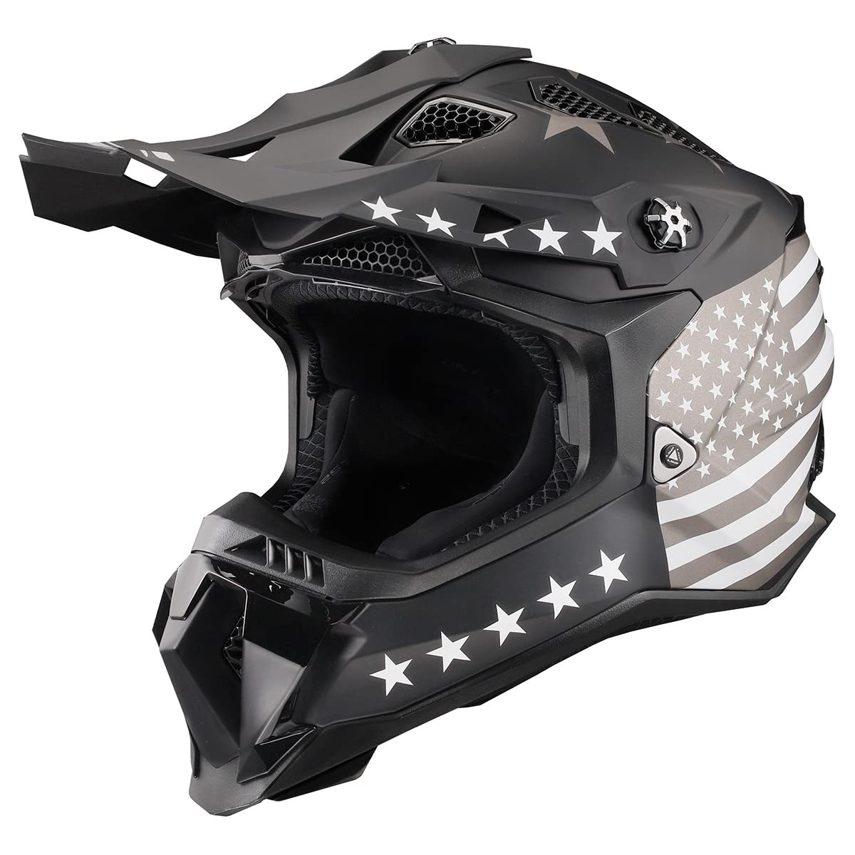 LS2 Helmets MX-Off Road Subverter Evo Helmet (76 Matte White/Gray - X-Large)