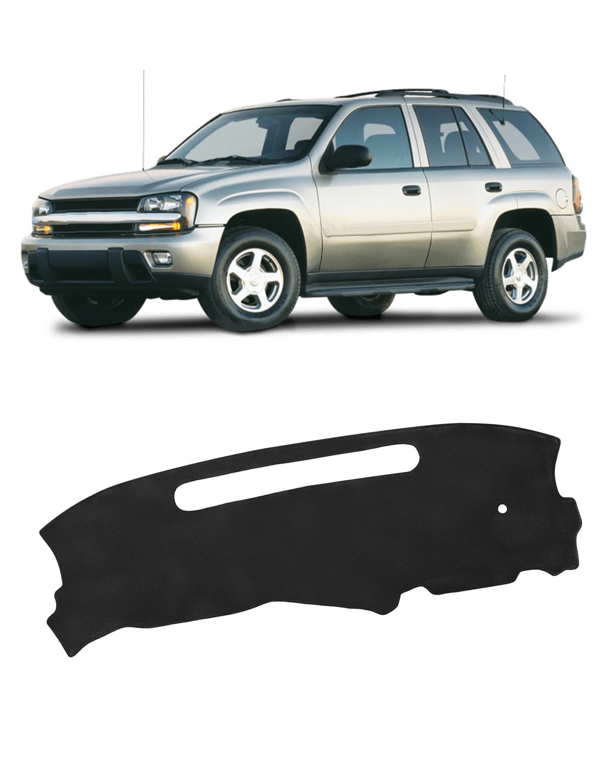 Fiilines Dash Cover Custom Fit For 1998-2005 Chevrolet Blazer / 1998-2004 Chevrolet S10 / 1998-2001 Gmc Jimmy / 1998-2004 Gmc So