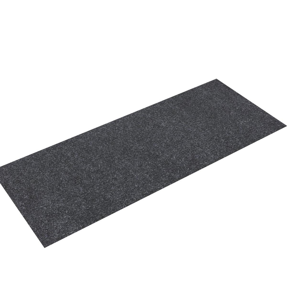 Ottomanson Solid Design Non-Slip Rubberback 3X7 Indoor/Outdoor Runner Rug For Hallway, Kitchen, Living Room, Garage, Patio, 2'7'