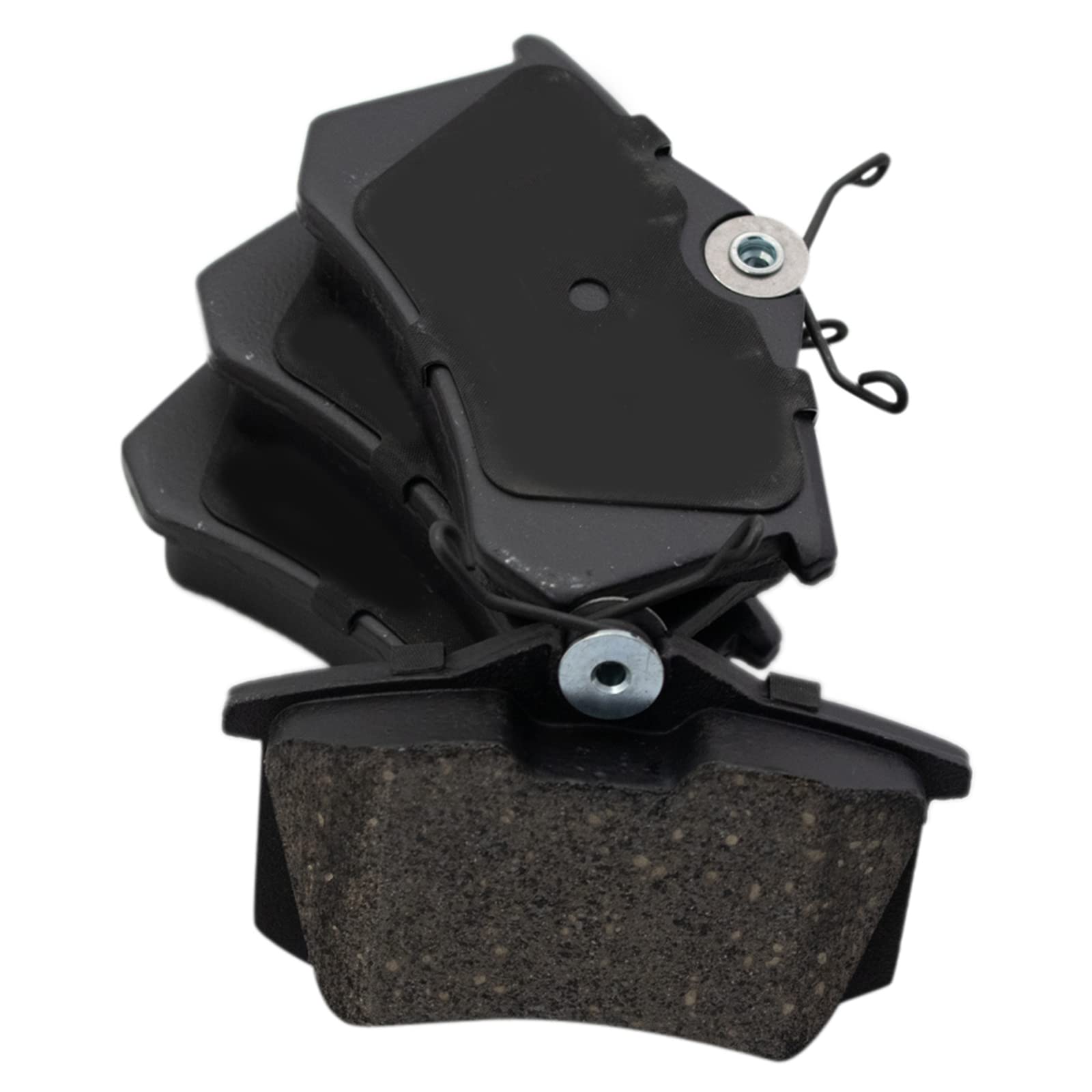 TRQ Rear Posi Ceramic Disc Brake Pad Kit Set for Audi Volkswagen