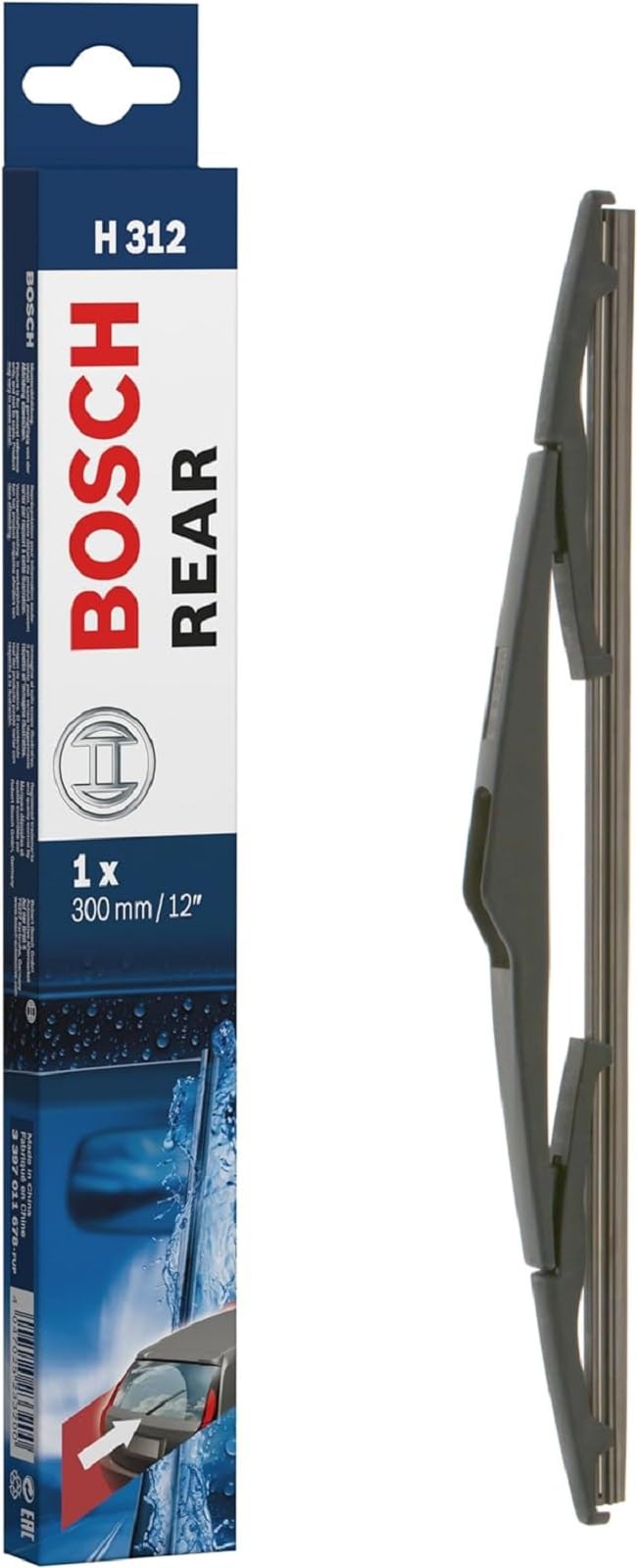 Bosch H312 Rear Wiper Blade; 12' - Single