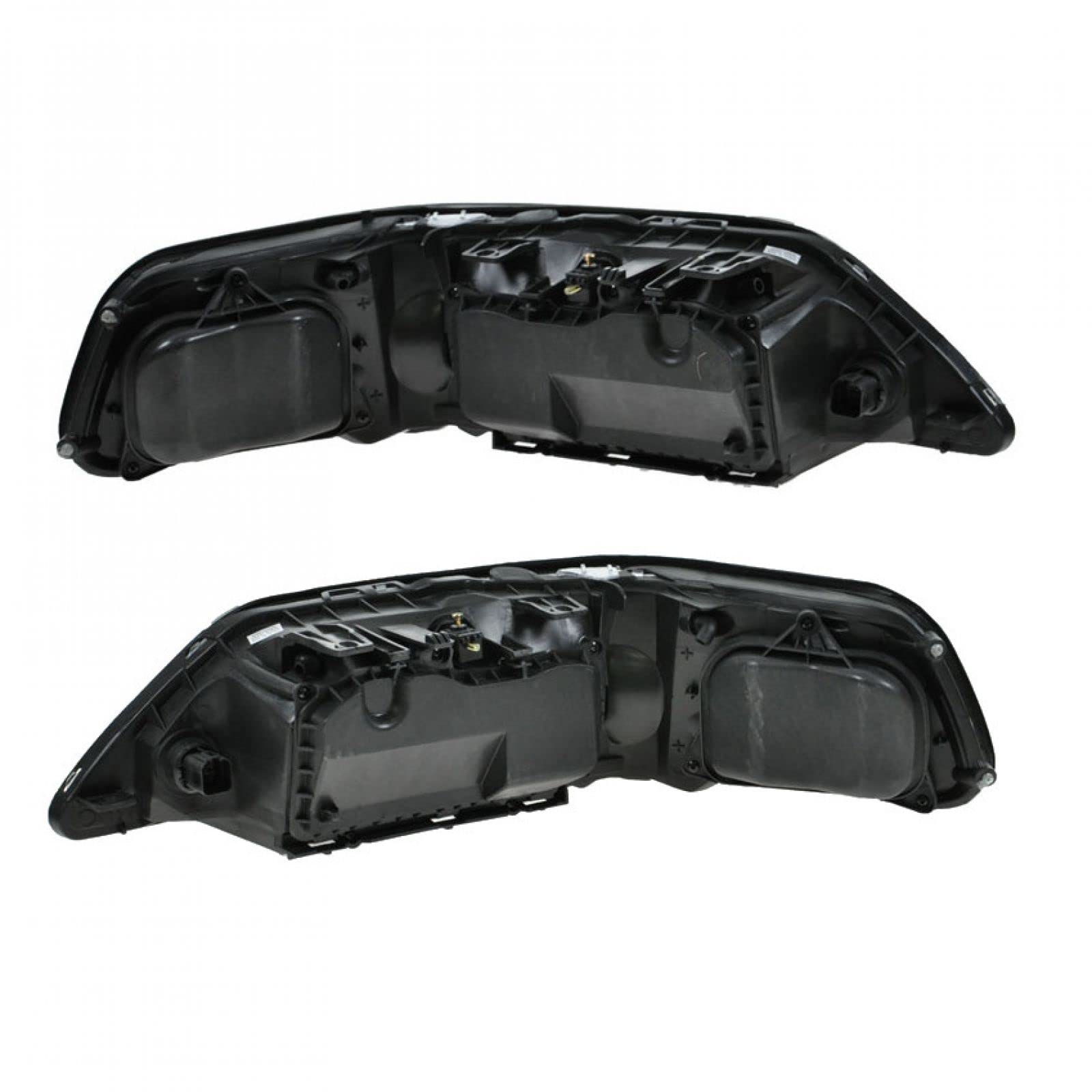 Trq Driver & Passenger Side Headlight Assembly Set Headlights Driver & Passenger Side Compatible With 2005-2011 Lincoln Town Car