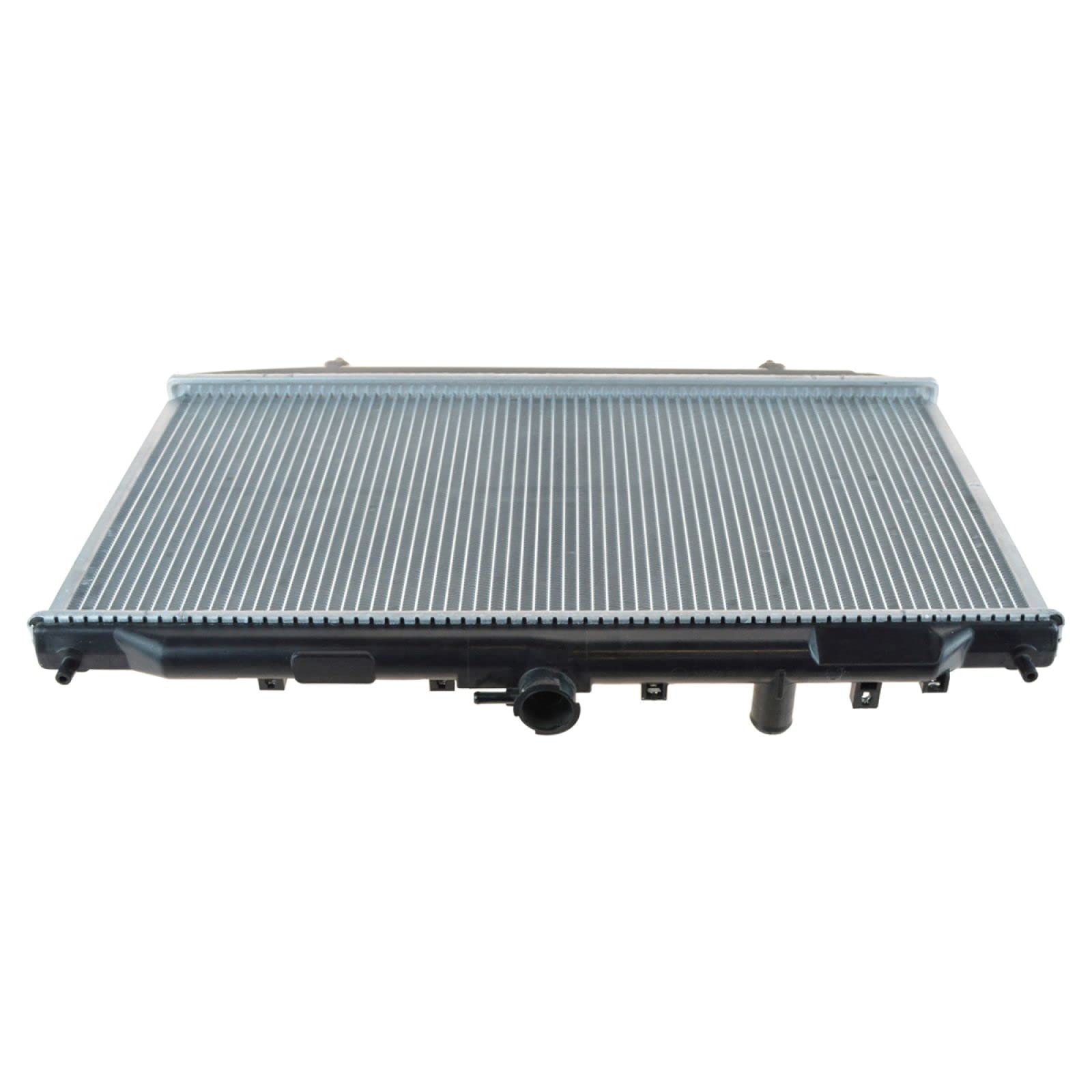 Trq Radiator Assembly Aluminum Core Compatible With 88-91 Honda Civic Crx Cu10 Cu886 Ho3010164