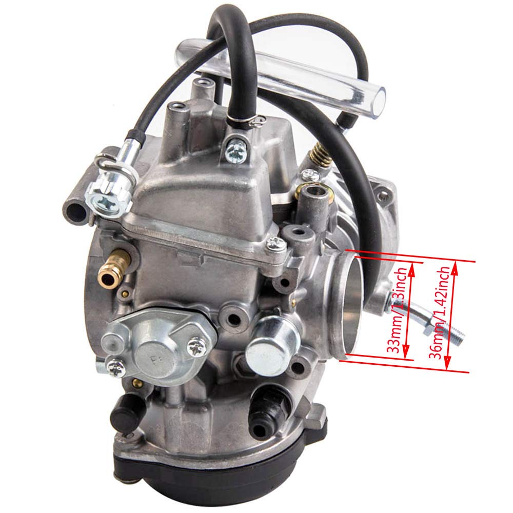 Yfm400 Carburetor Carb Kit Compatible With Yamaha Big Bear Wolverine Kodiak Grizzly 400 Yfm 400 Yfm400 2000 2001 2002 2003 2004