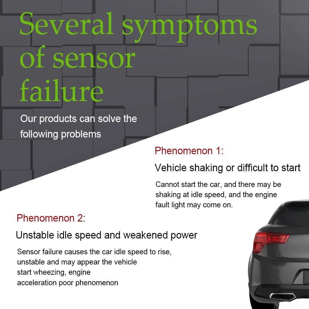 MAP Manifold Absolute Pressure Sensor, 0261230234 Manifold Absolute Air Pressure Map Sensor Fit for Audi A4 A6 A8 Q5 Q7, VW Golf